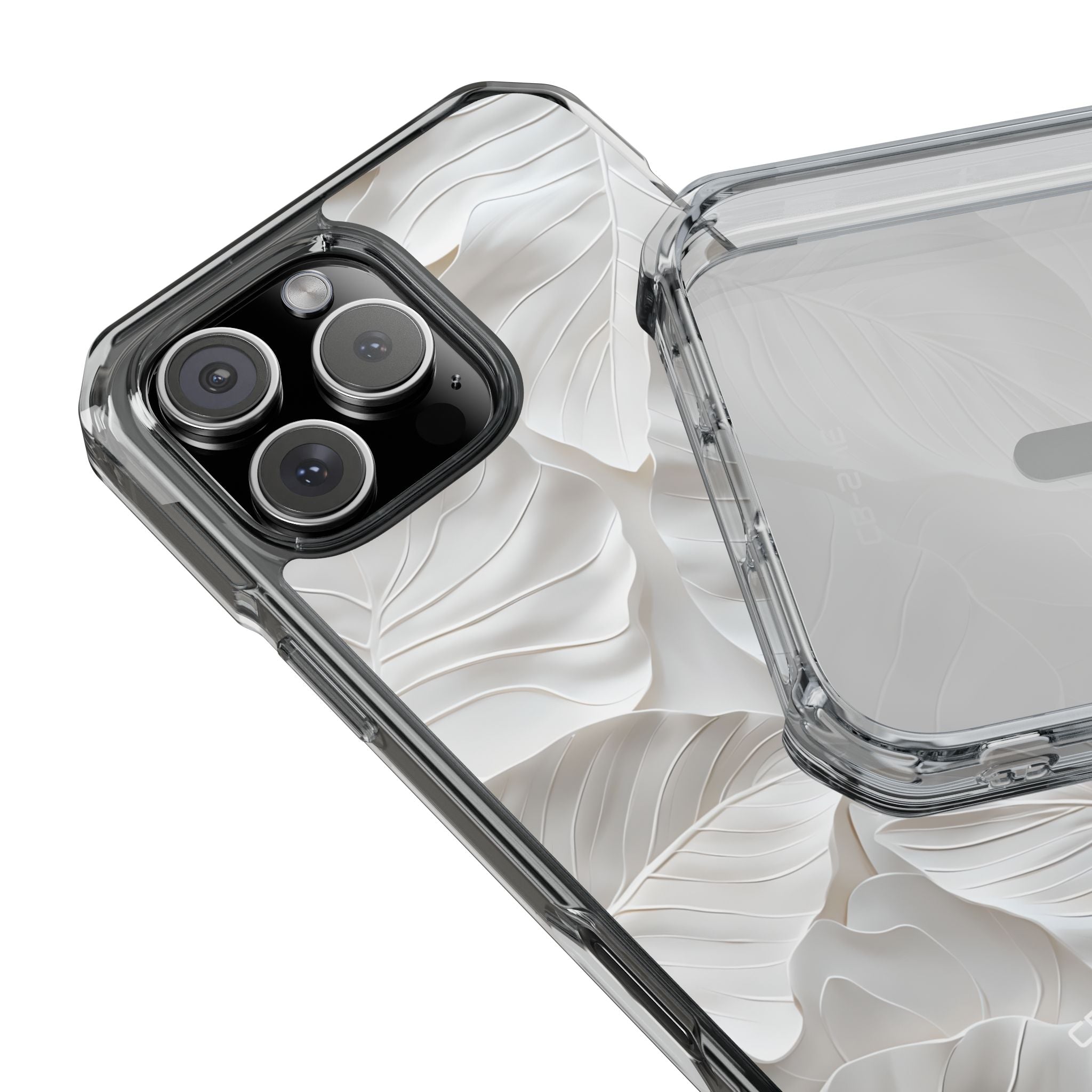 Elegant Leaf Relief iPhone Case - Impact