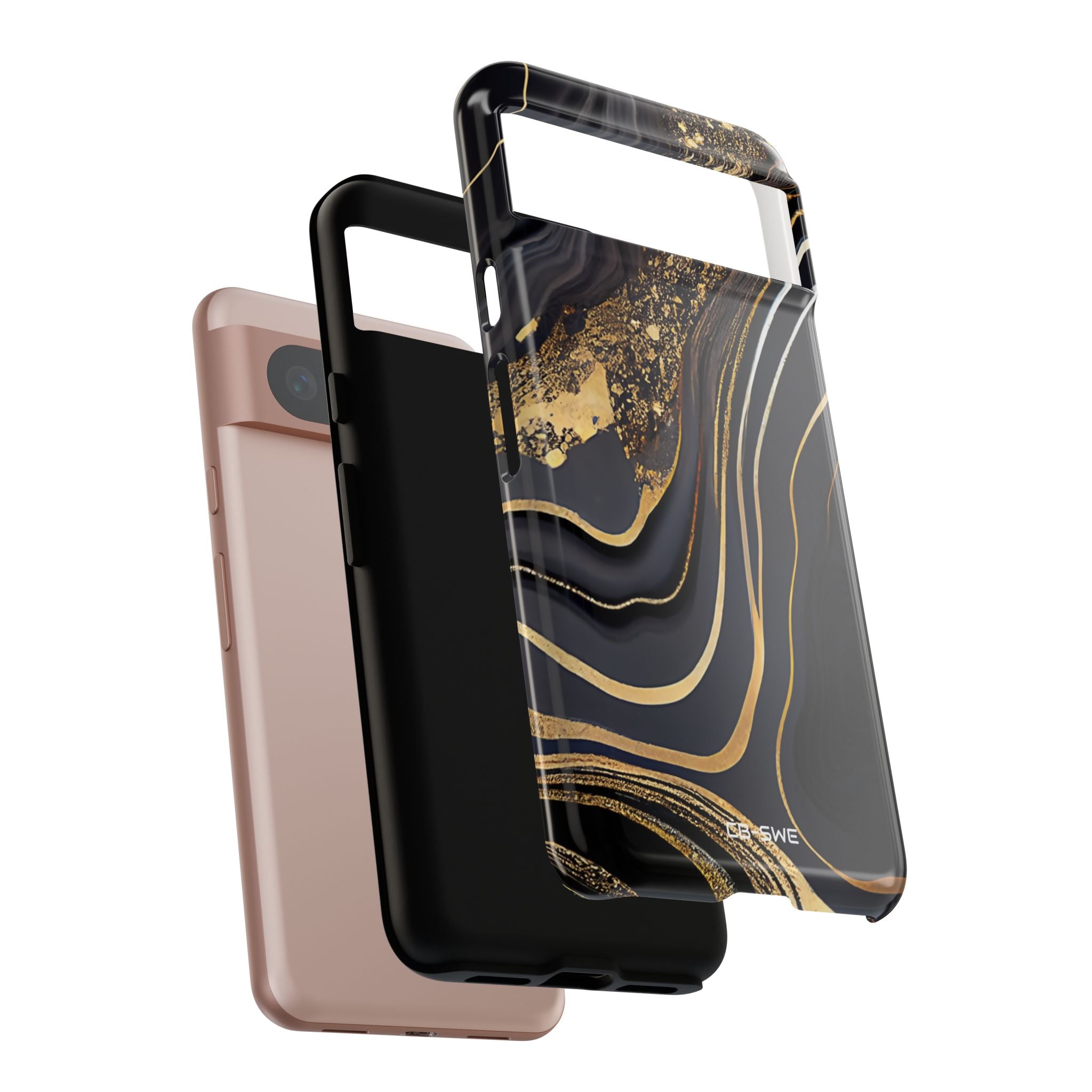 Elegant Gold Streams - Google Pixel Case
