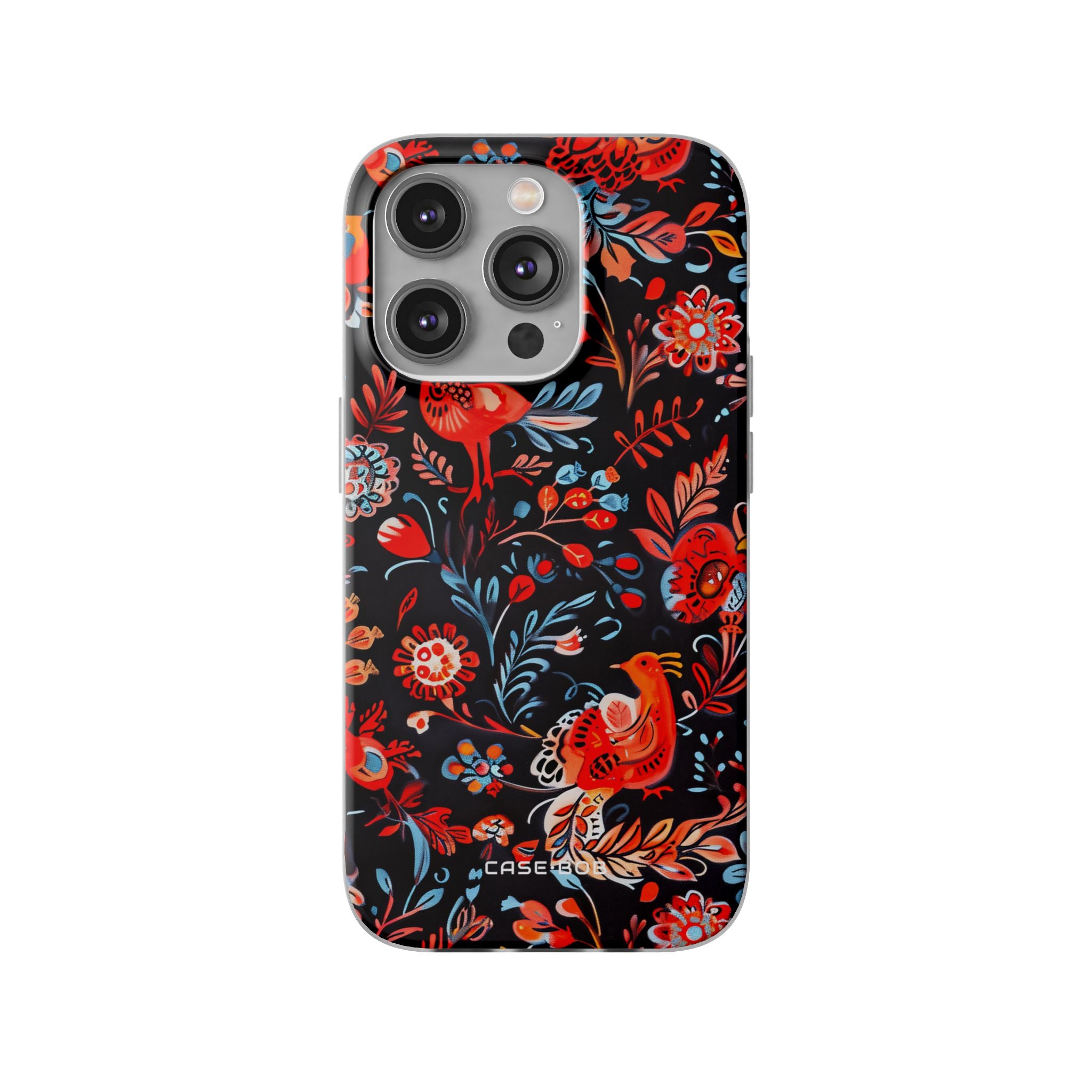 Vivid Birdscape iPhone 14 Pro Case - Soft