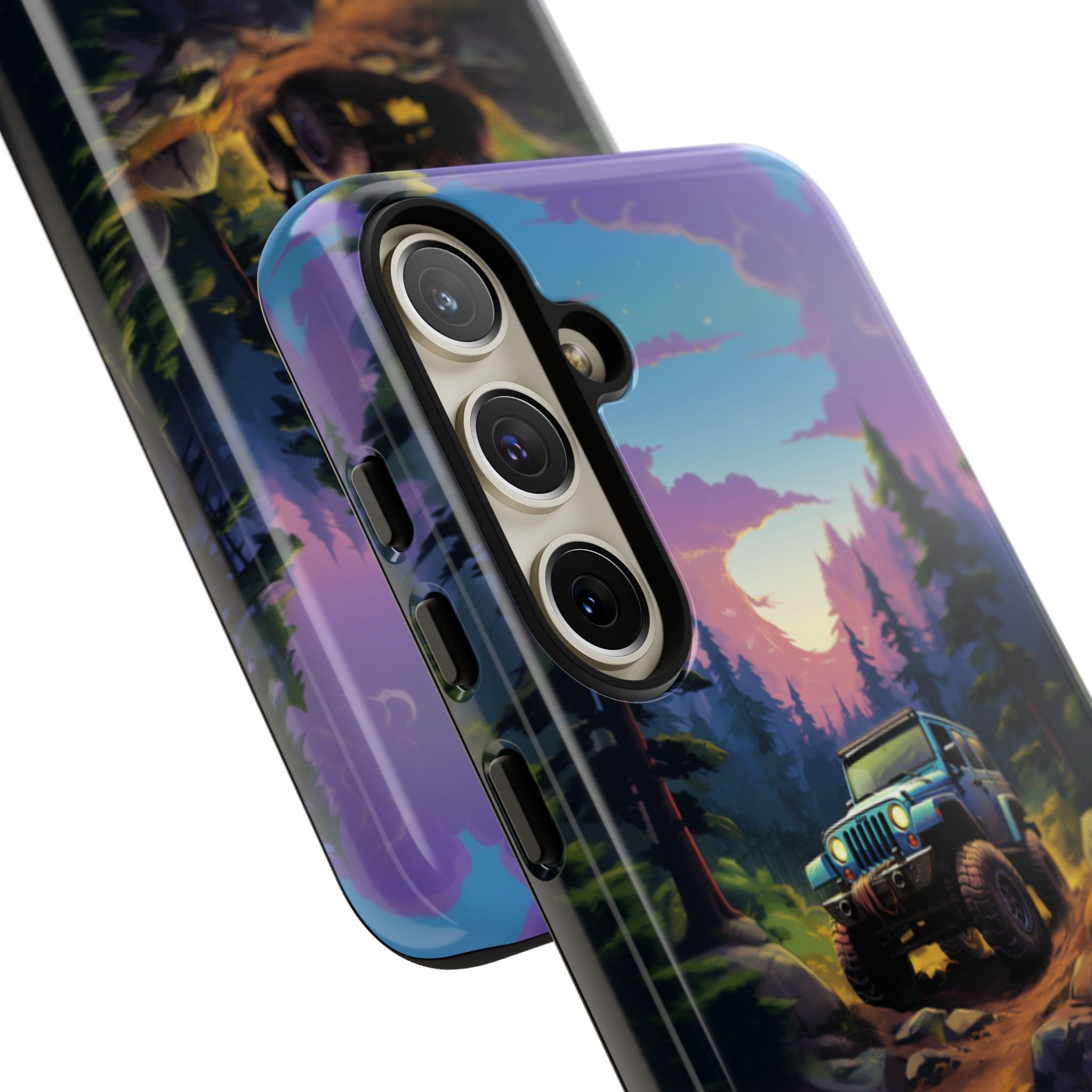 Sunset Forest Drive - Samsung Case