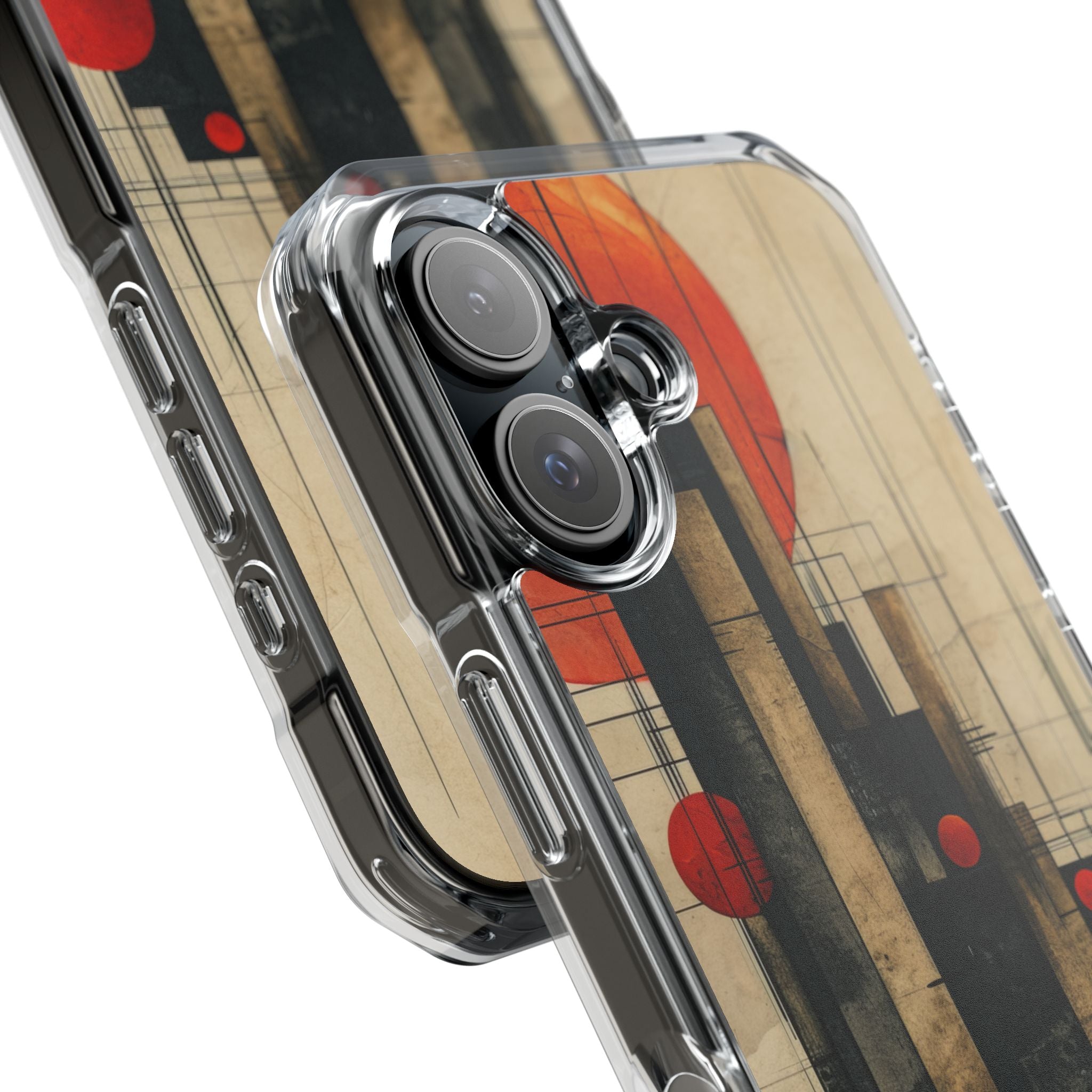 Geometric Cityscape Essence iPhone 16 - Impact Clear+
