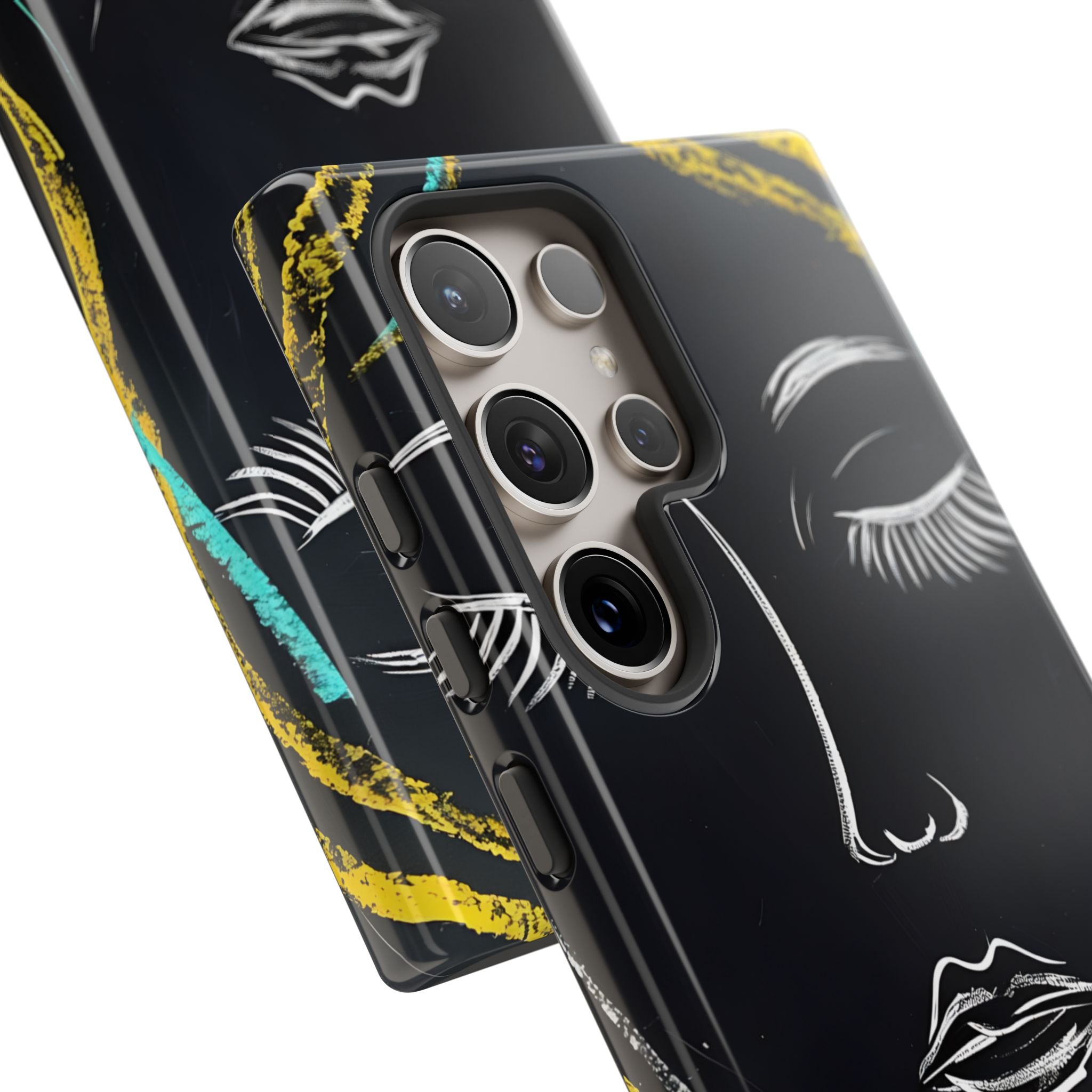 Vivid Minimalist Portrait - Samsung Case