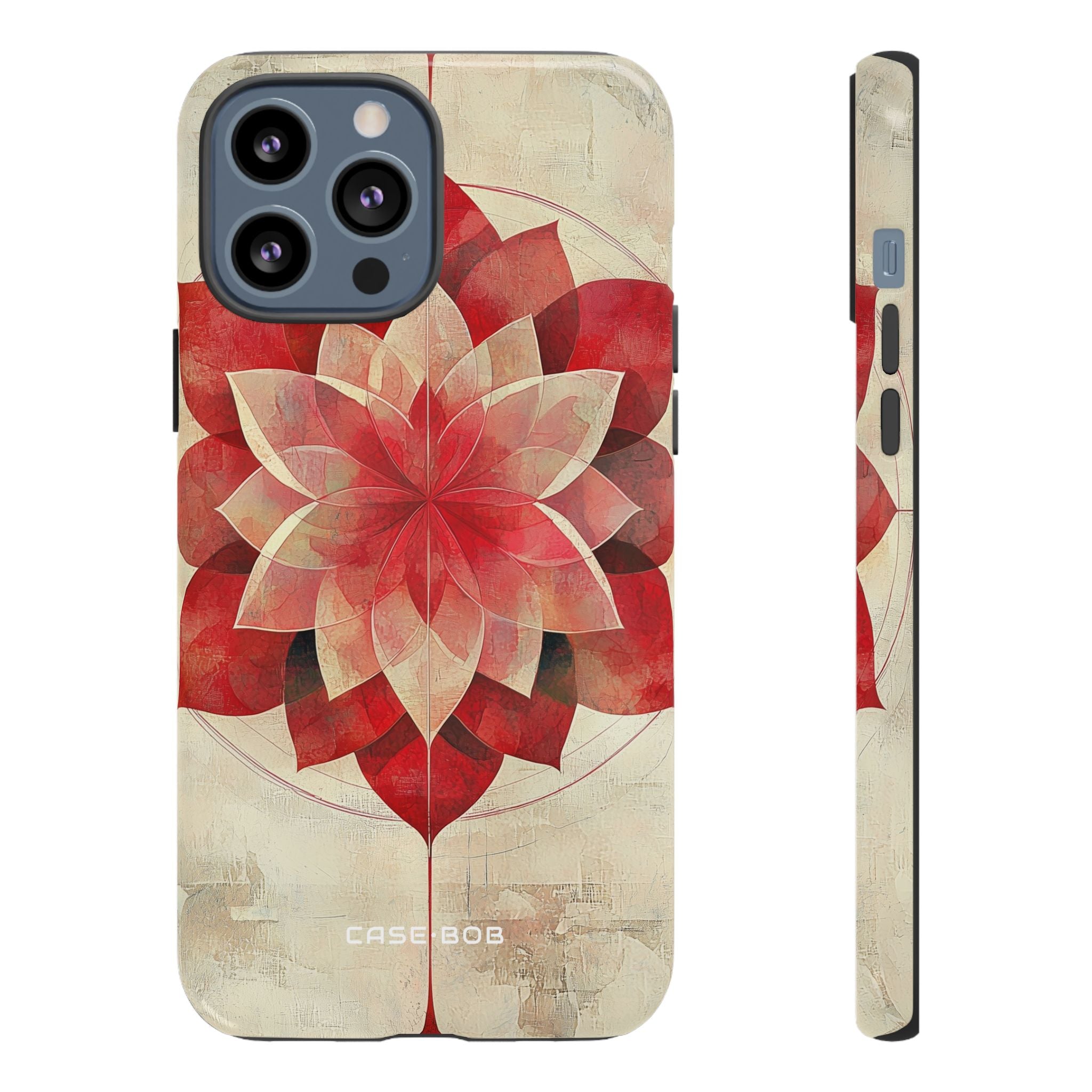 Crimson Bloom iPhone 13 Pro Max Case - Tough