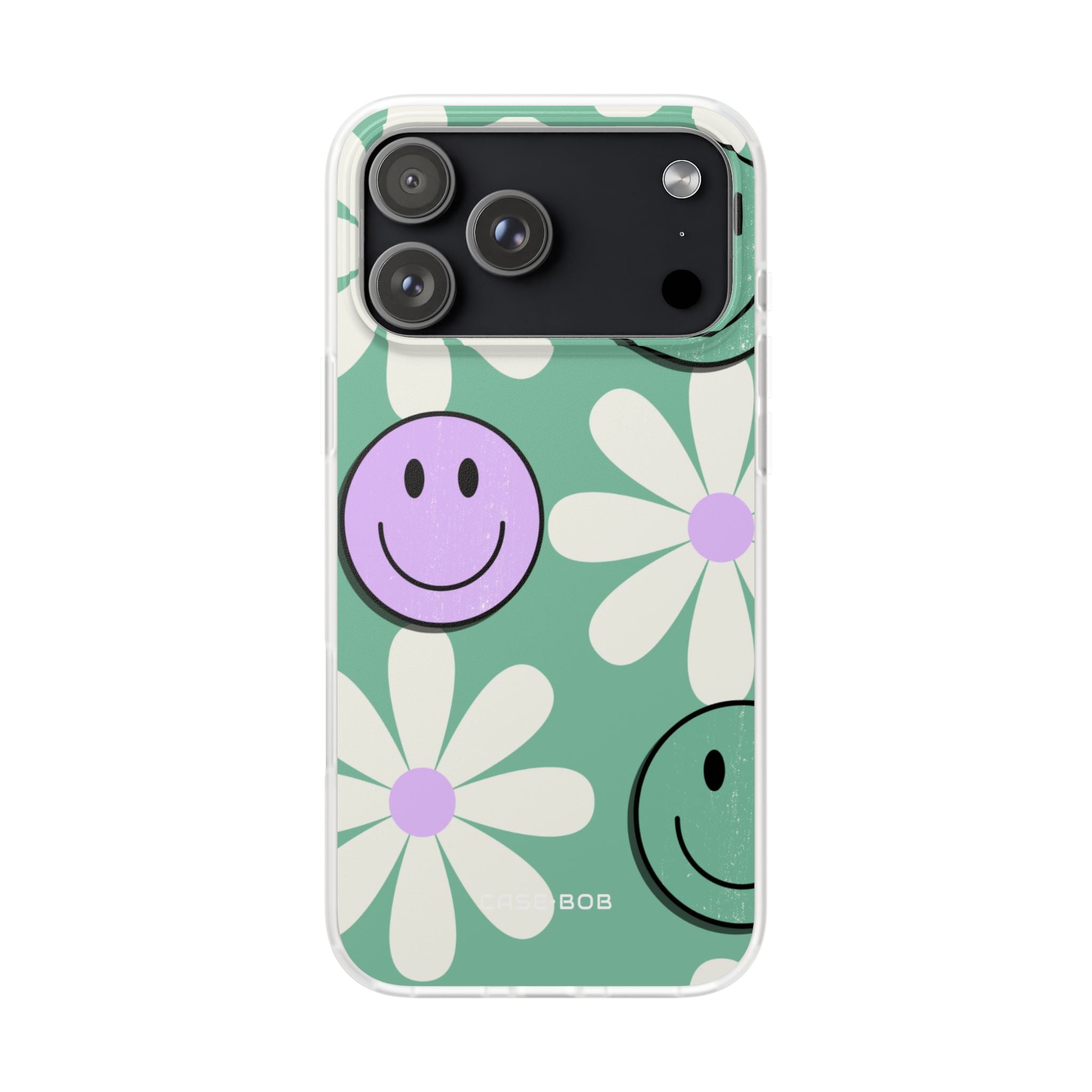 Smiley Daisy Glow iPhone 17 Pro Max Case - Soft