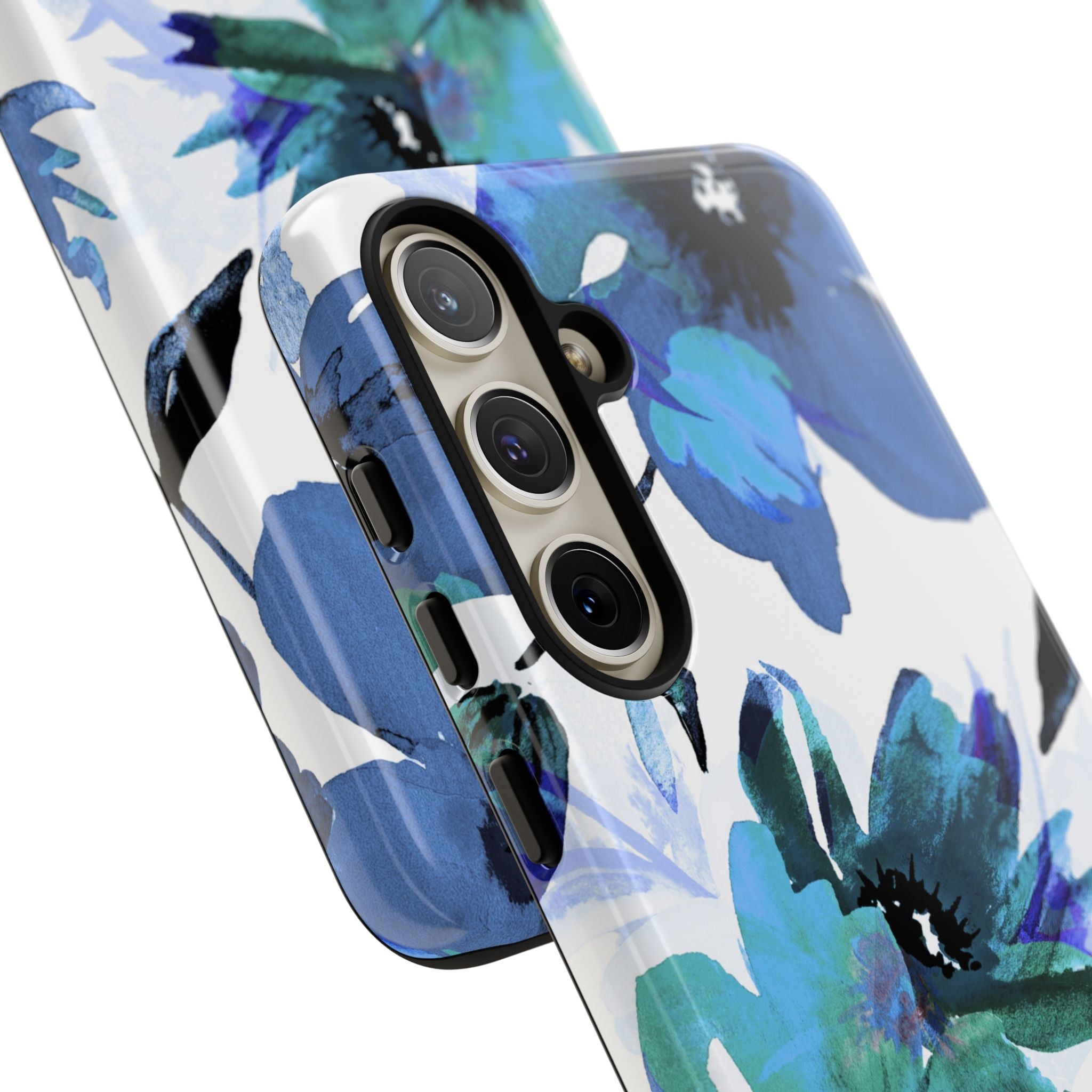 Blue Blossom Radiance Samsung S24 Plus Case - Tough