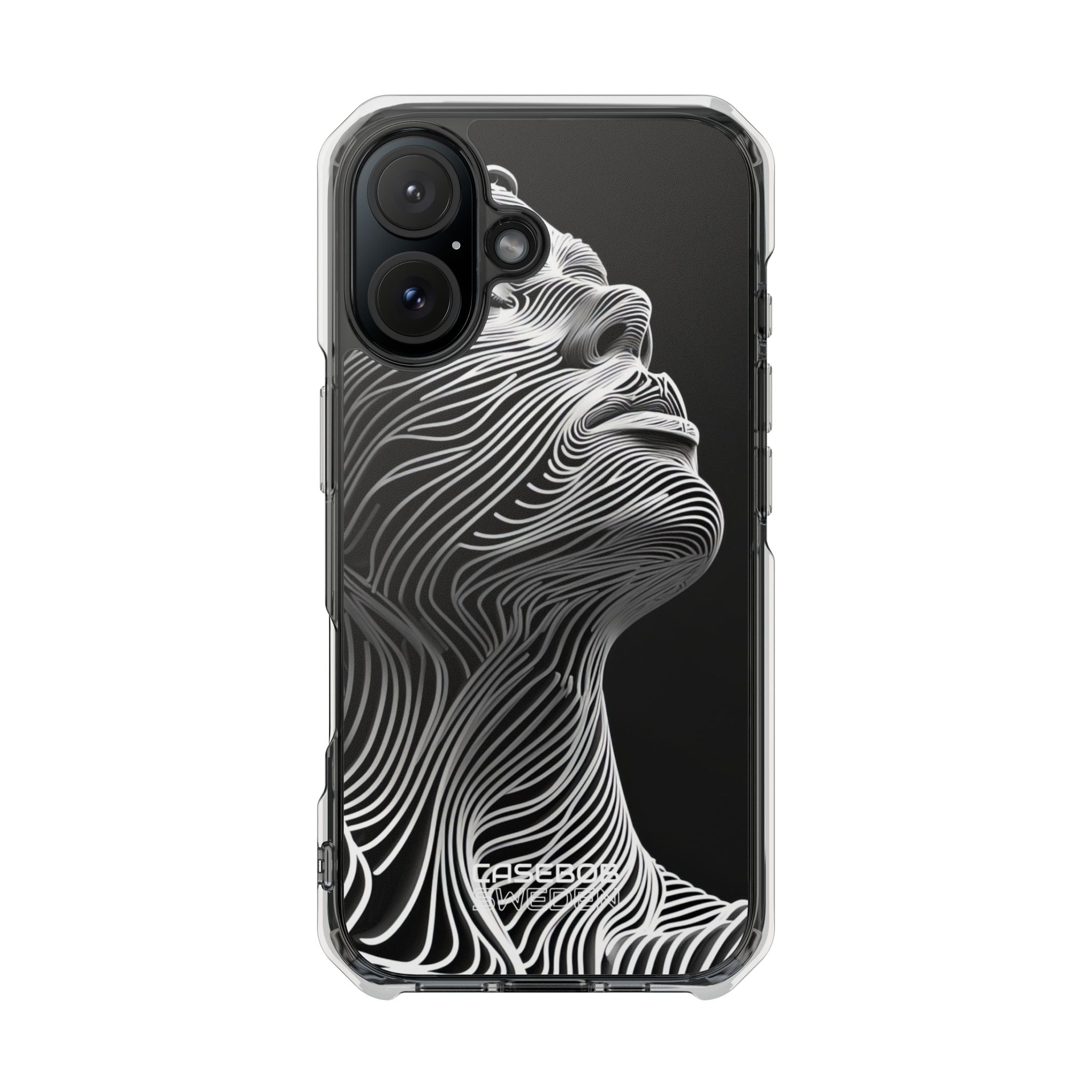 Fluid Face Lines iPhone 16 – Impact Clear+