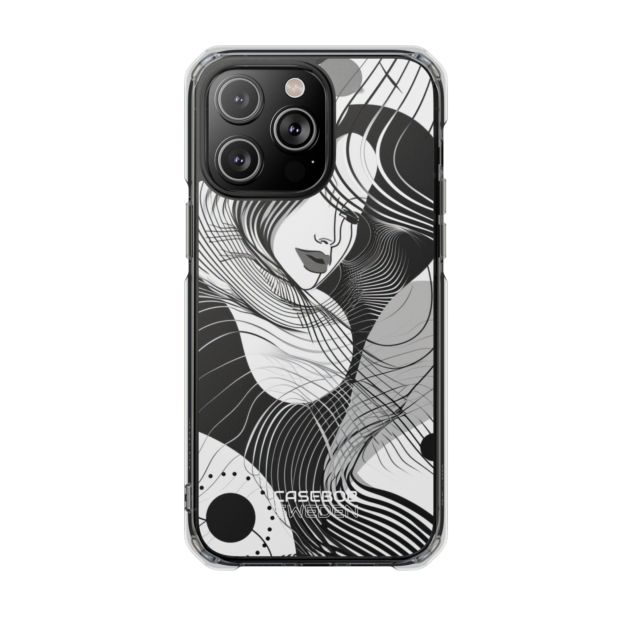 Orange Wave Motion iPhone 14 - Impact Clear+