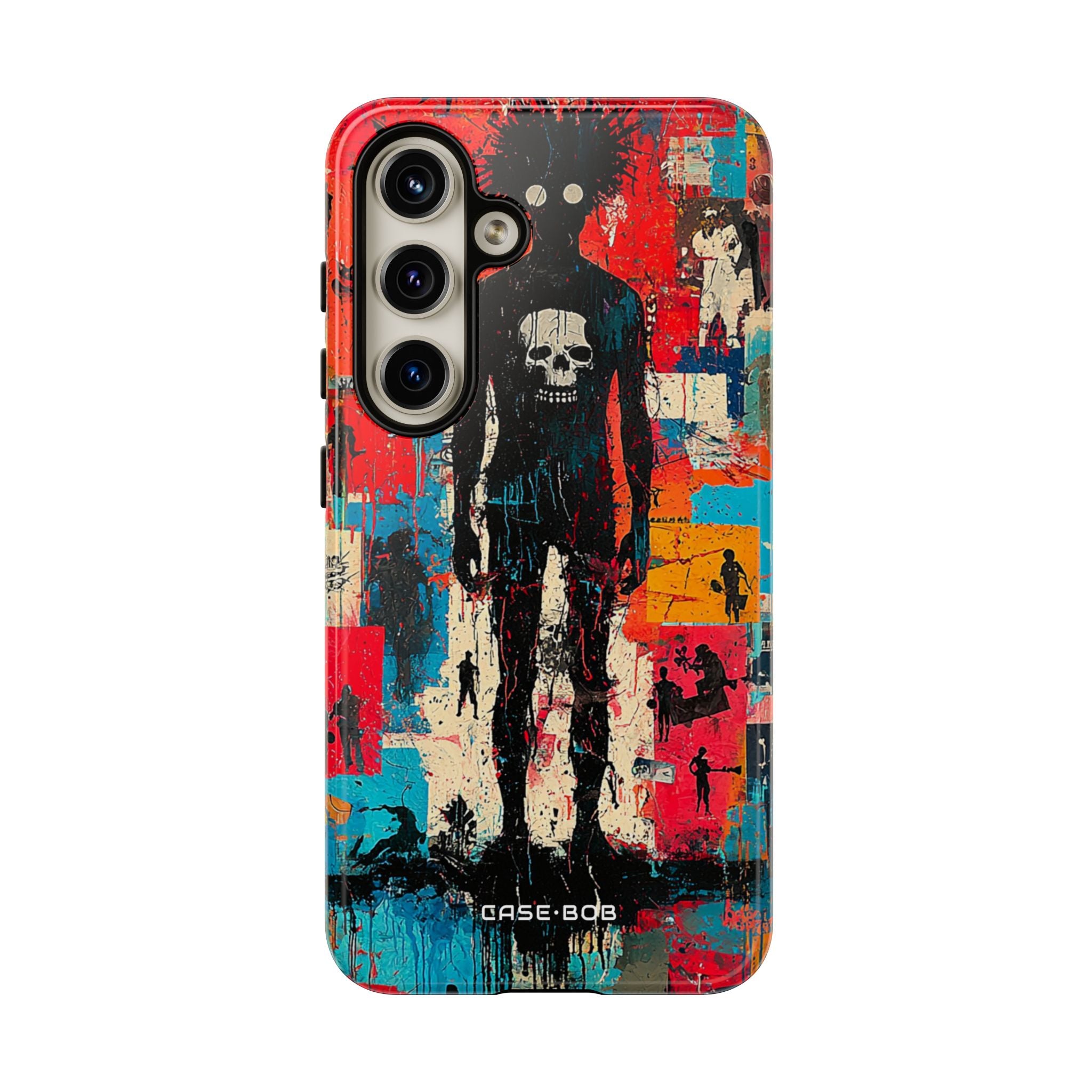 Spiky Skull Silhouette Samsung S24 Case - Tough