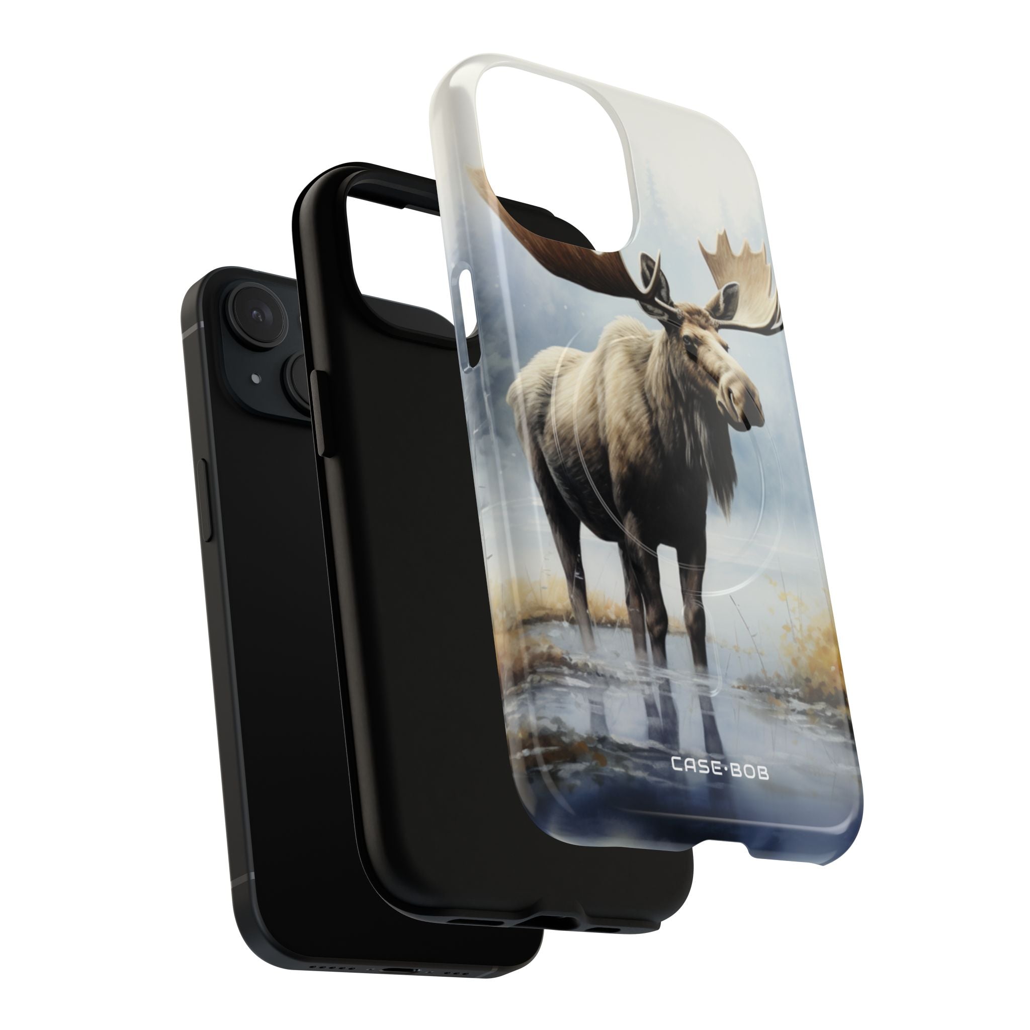 Moose Reflection iPhone 15 Case - Tough+
