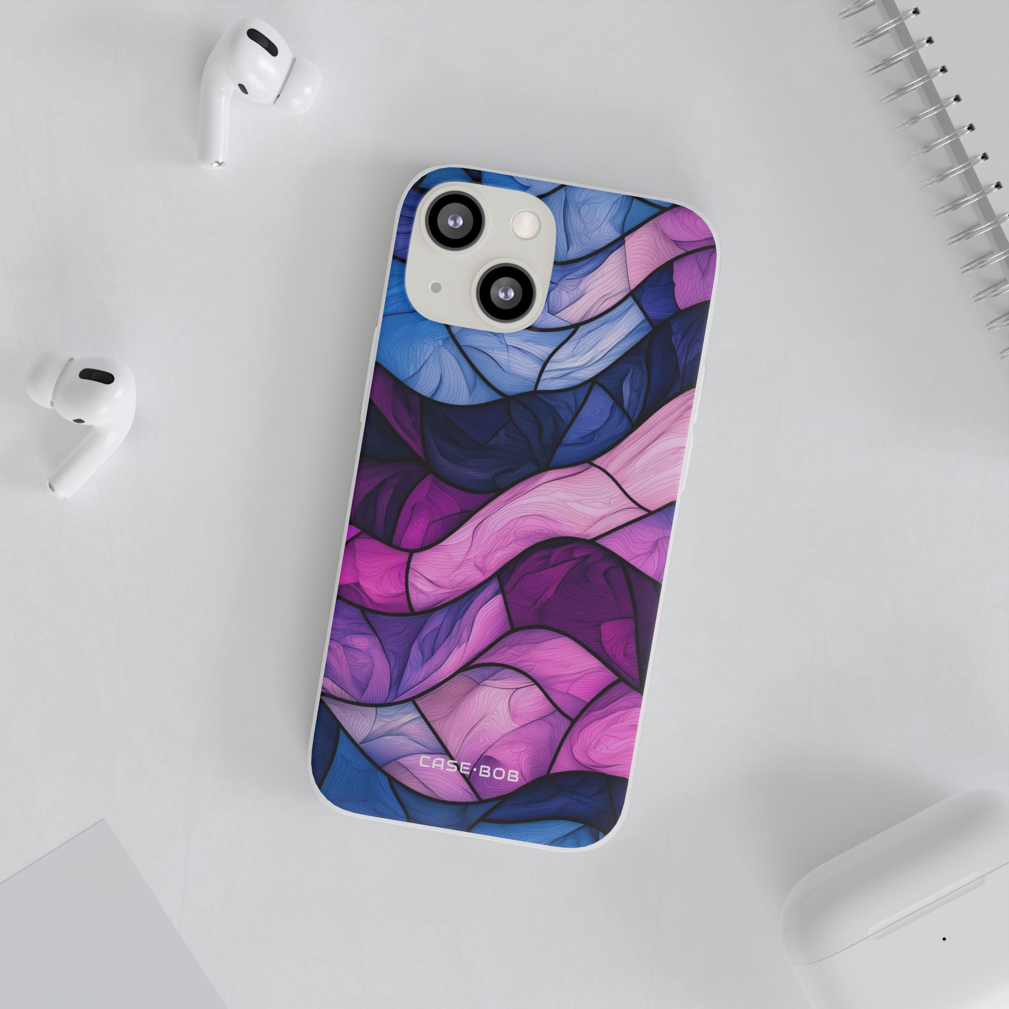 Wavelike Glow iPhone 13 mini Case - Soft