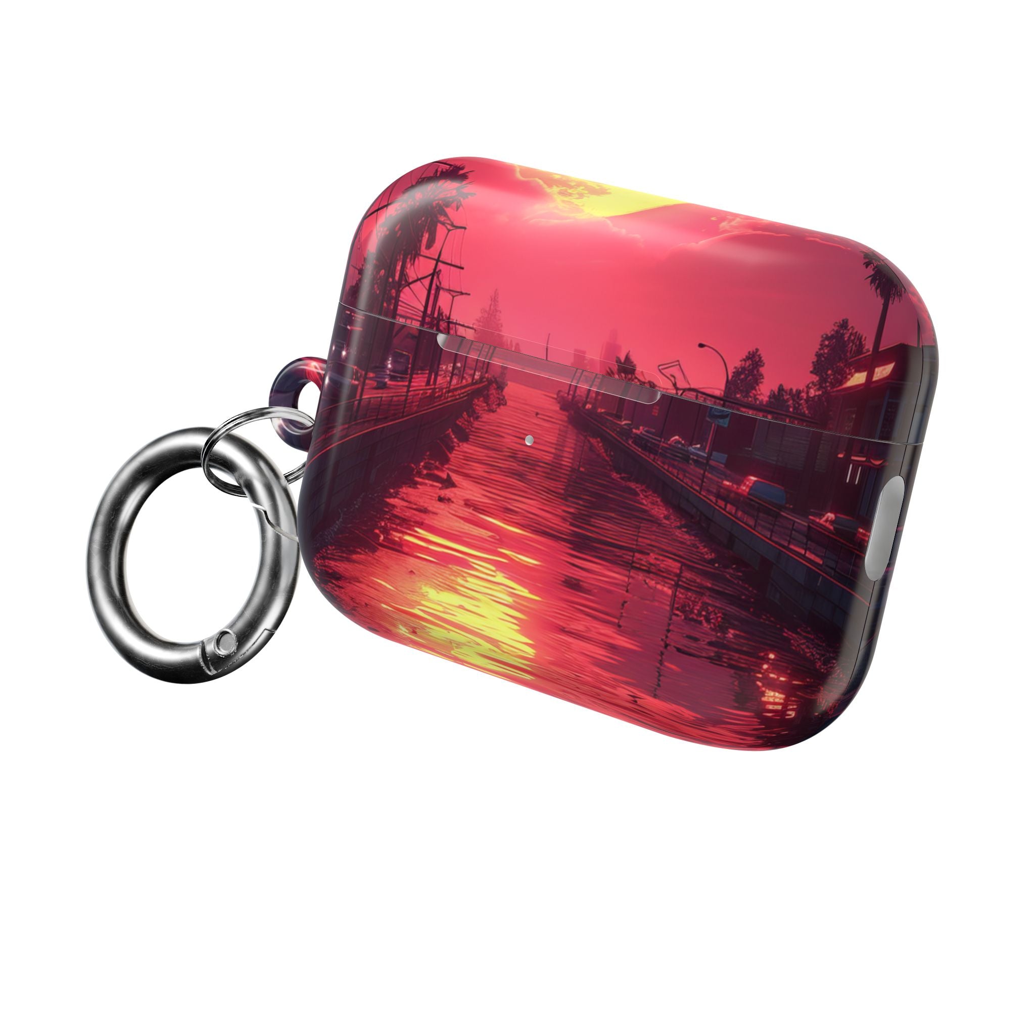 Gul Måne Refleksion - AirPods Cover