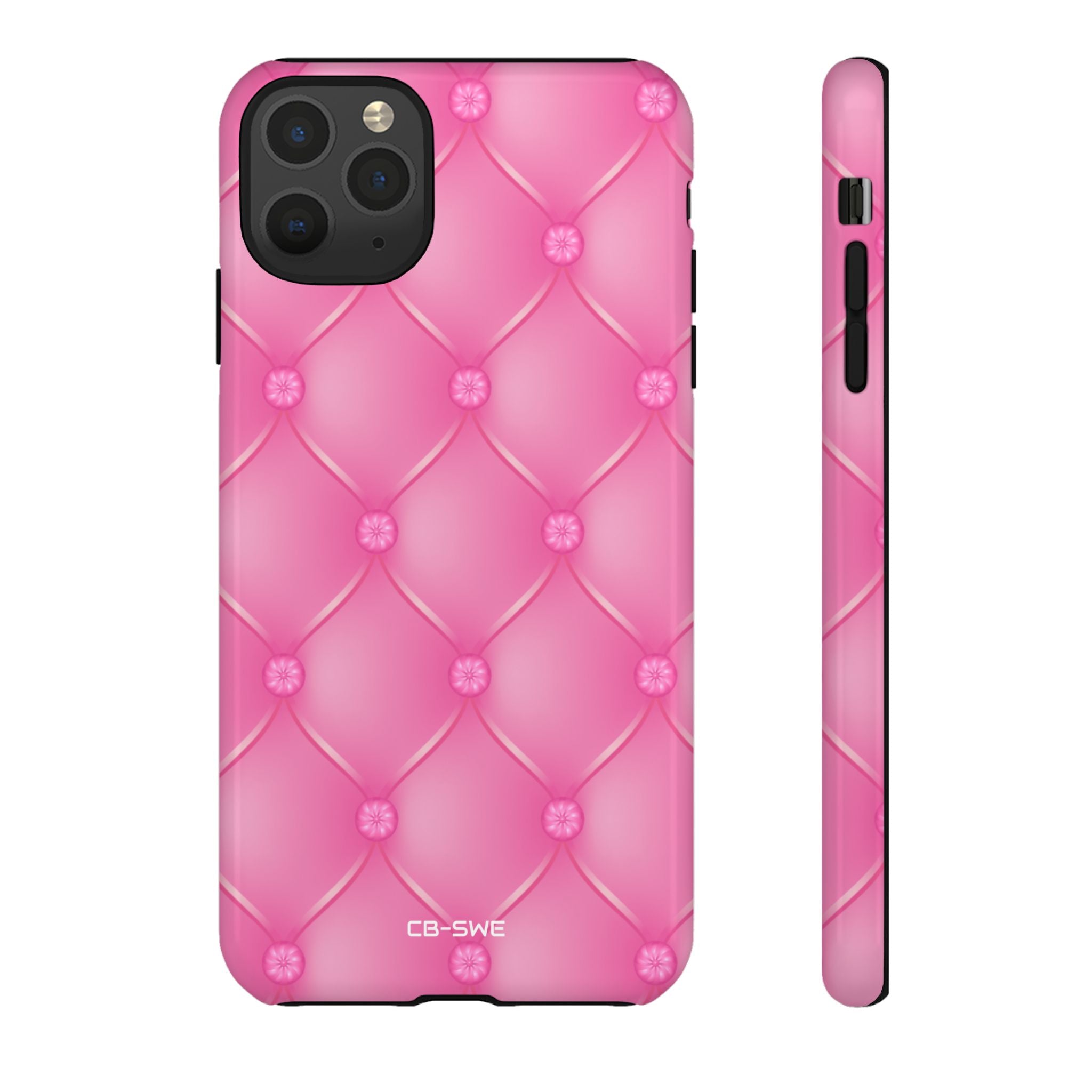 Quilted Pink Elegance - iPhone Case