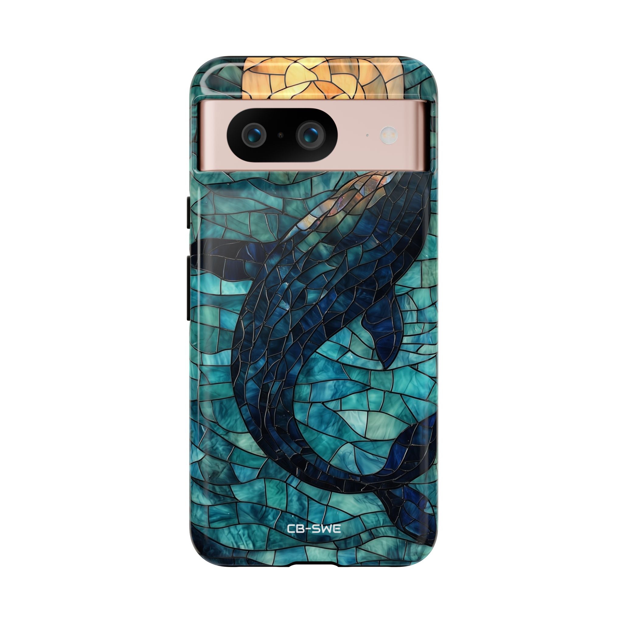 Whale Dives Upward - Google Pixel Case