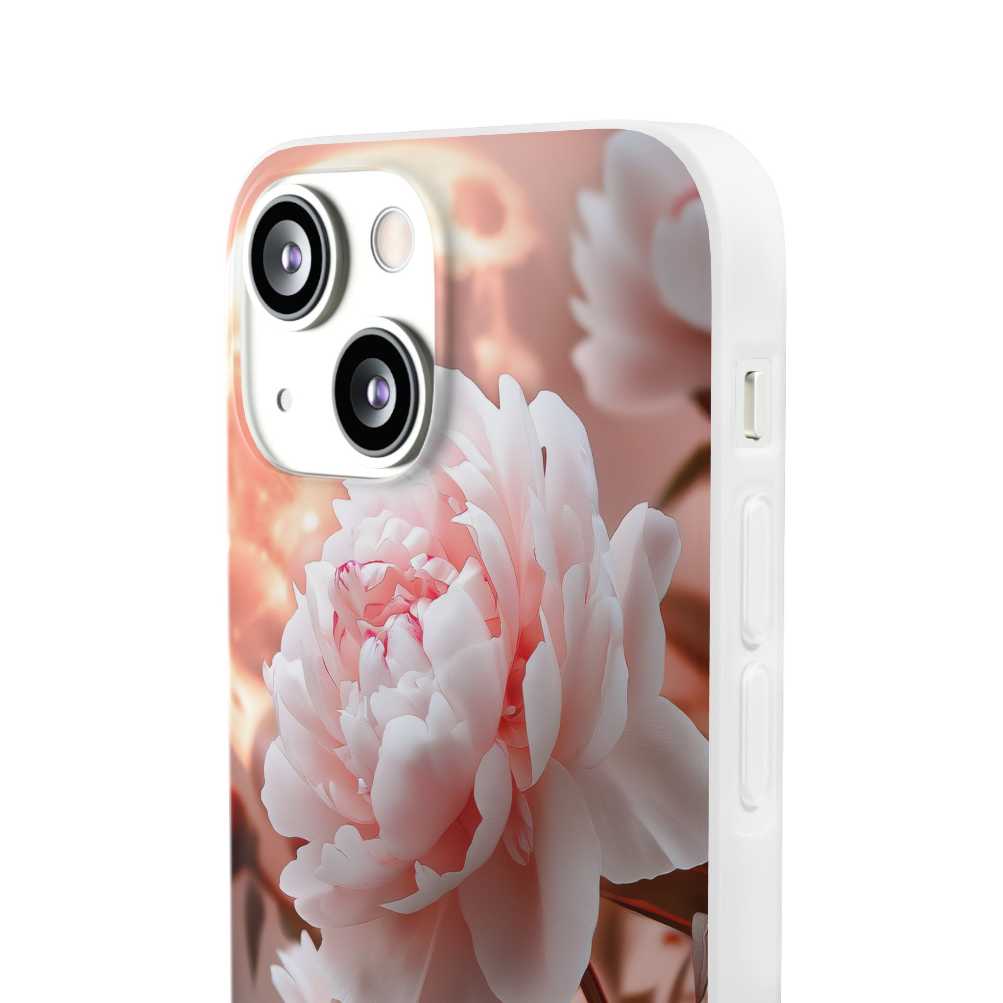Peony Moonlight iPhone 13 mini Case - Soft