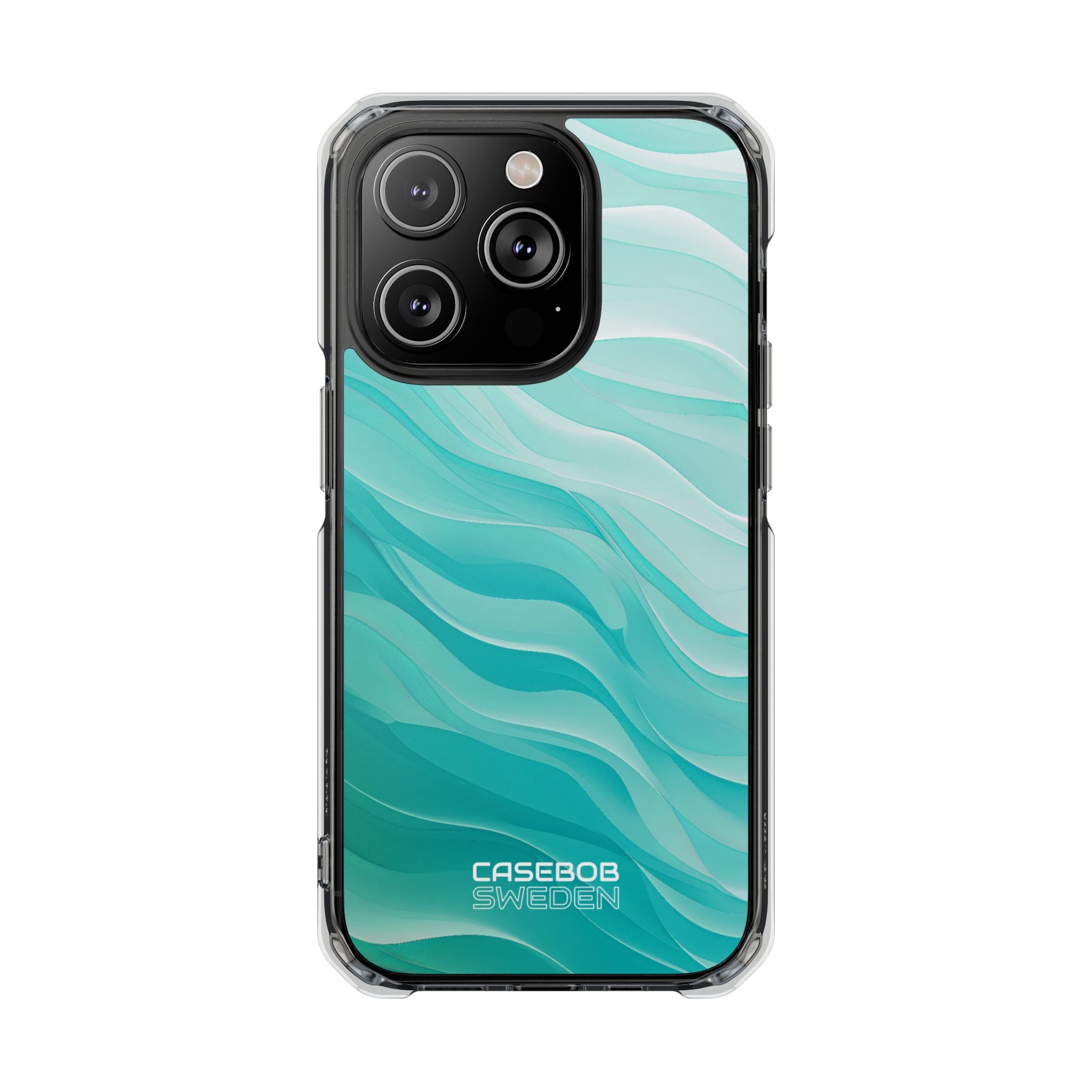 Soothing Aqua Waves iPhone 14 - Impact Clear+