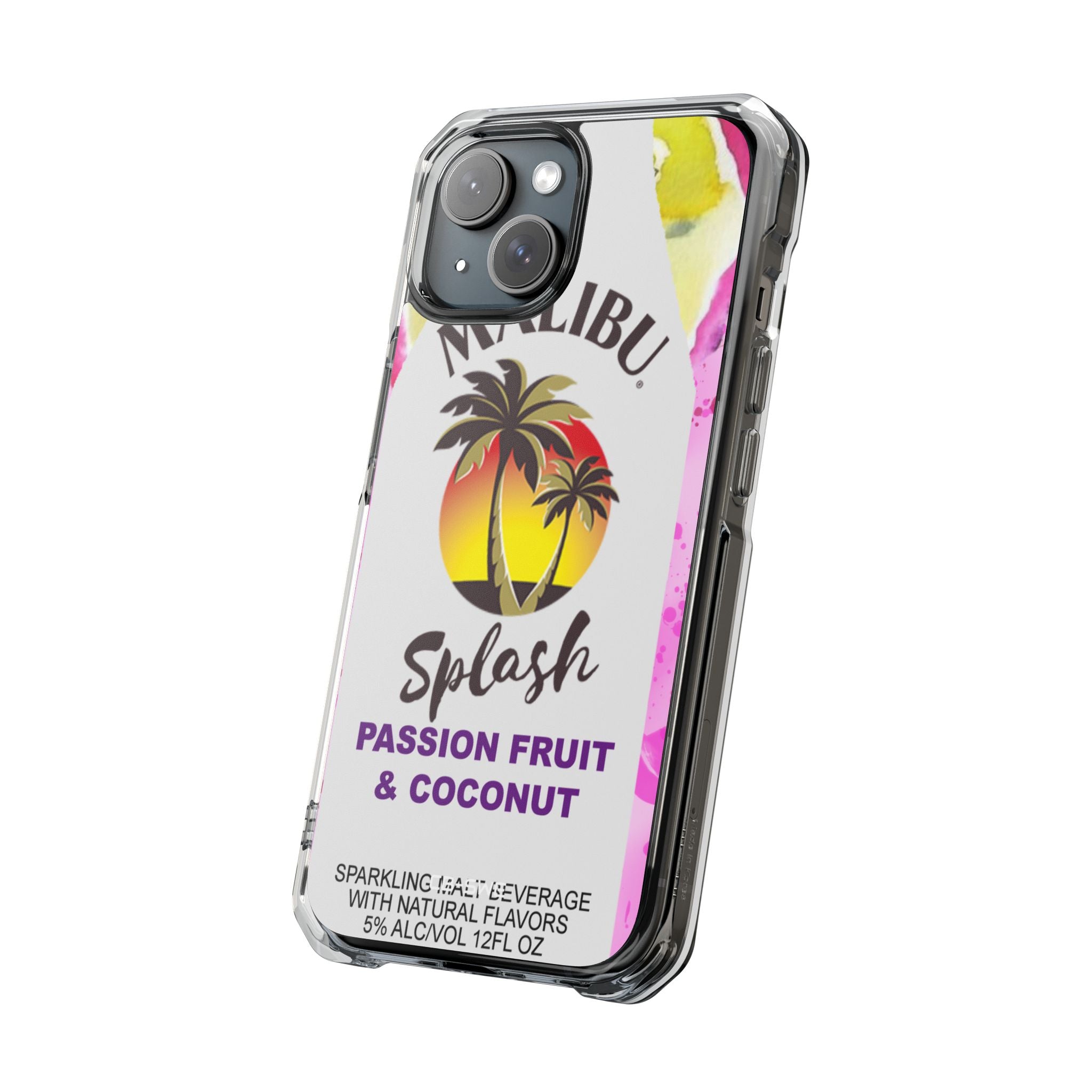 Tropical Sunset Splash iPhone Case - Impact
