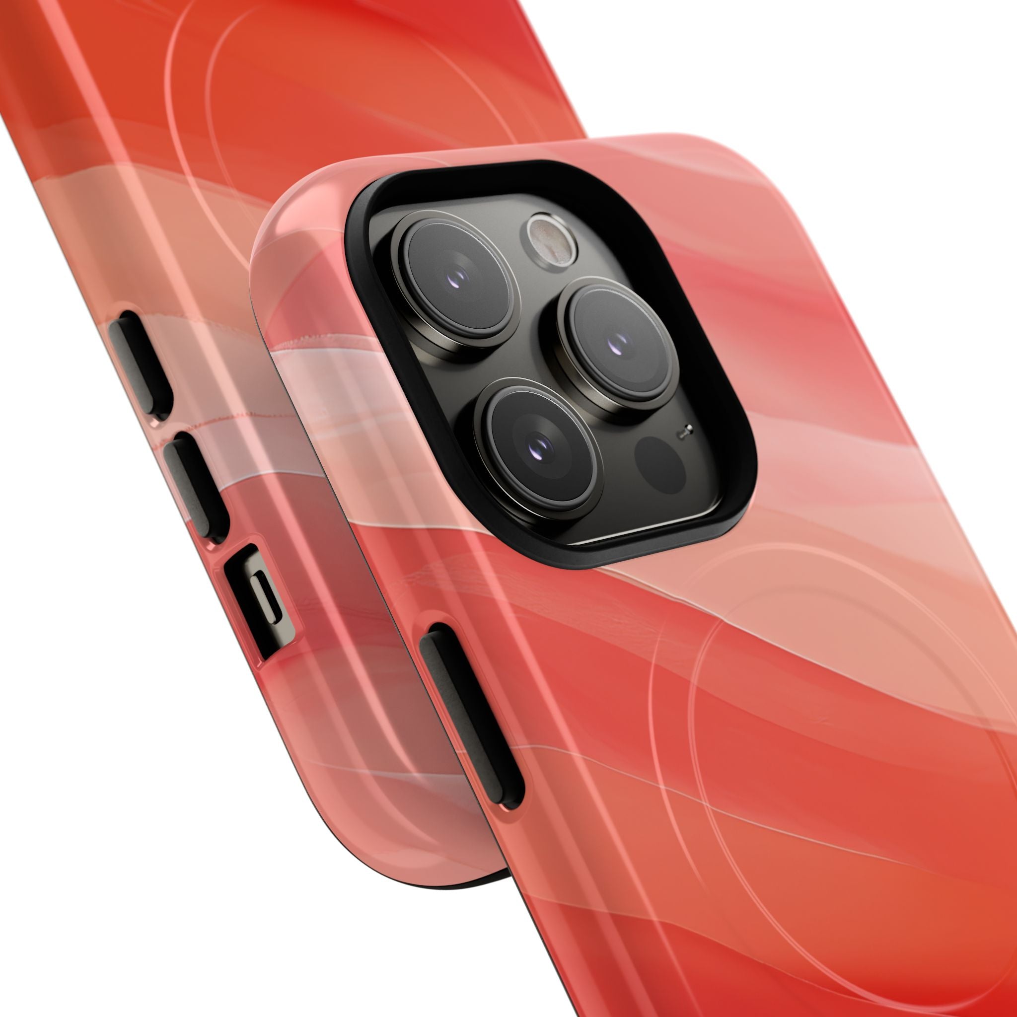 Flowing Coral Waves iPhone 14 - Tough+