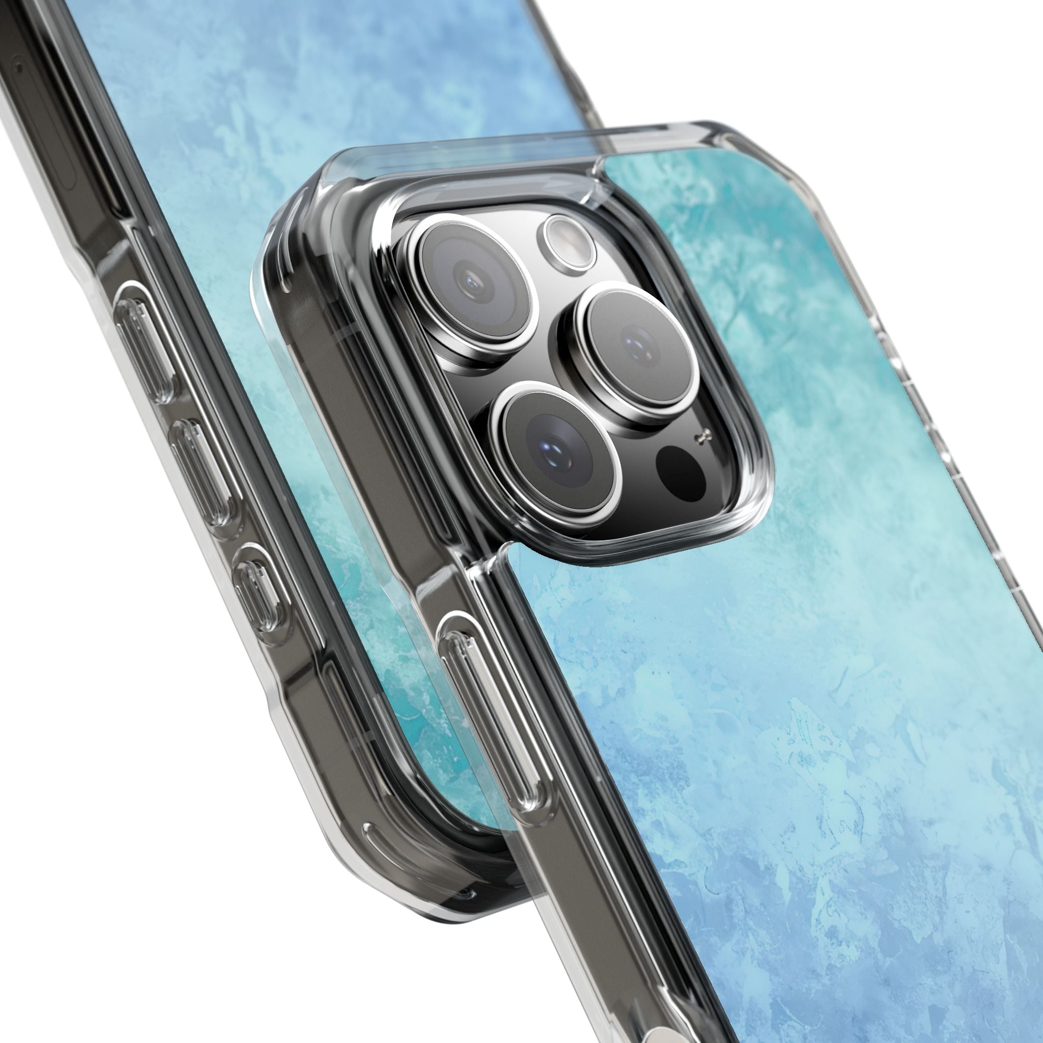 Ocean Mist Whisper iPhone 16 - Impact Clear+