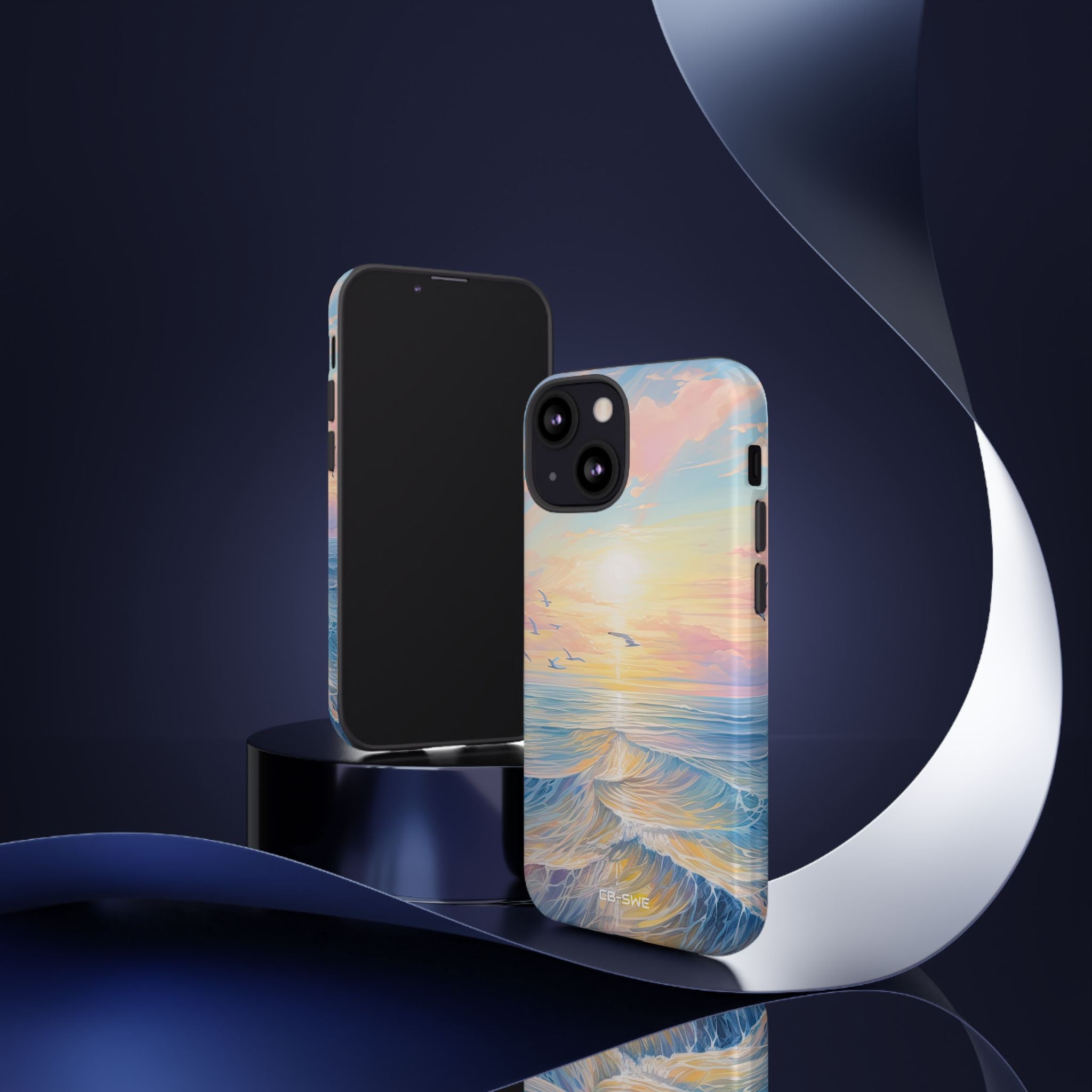 Gentle Waves Embrace - iPhone Case
