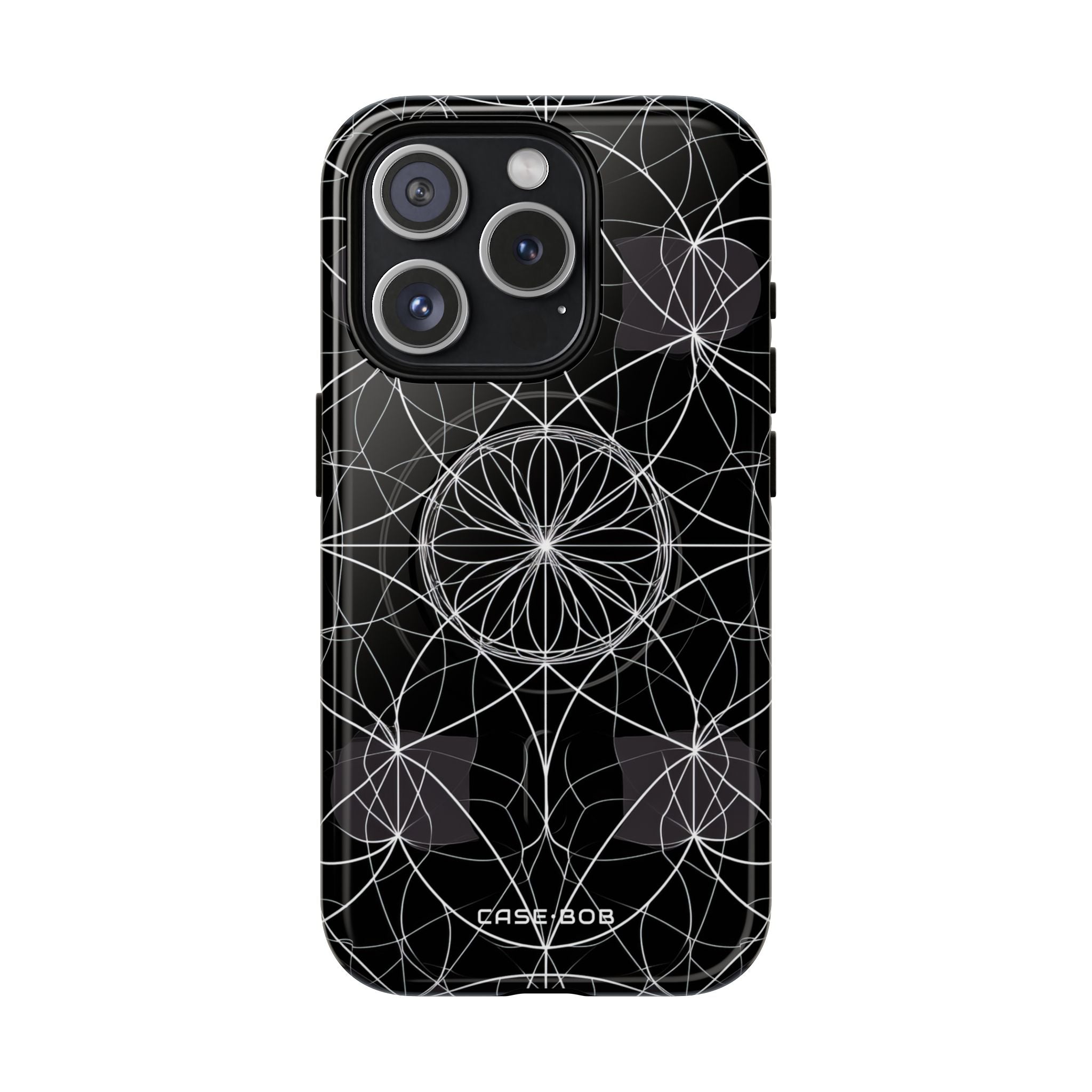 Radiant Petal Orbit iPhone 15 Pro Case - Tough+
