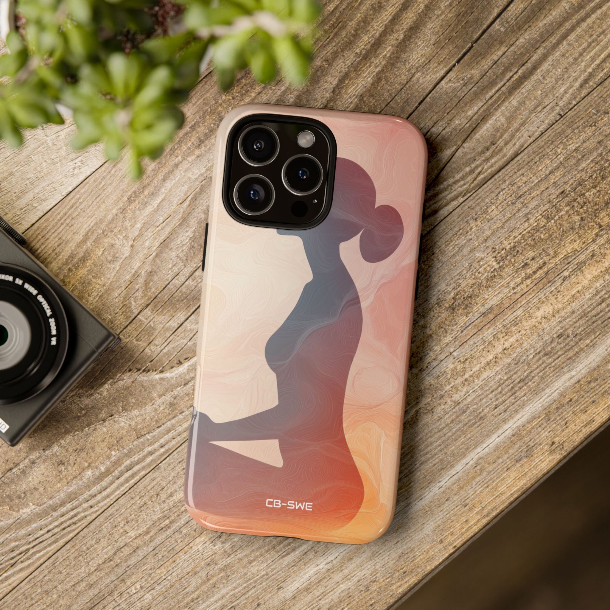 Meditator Embraces Flow - iPhone Case