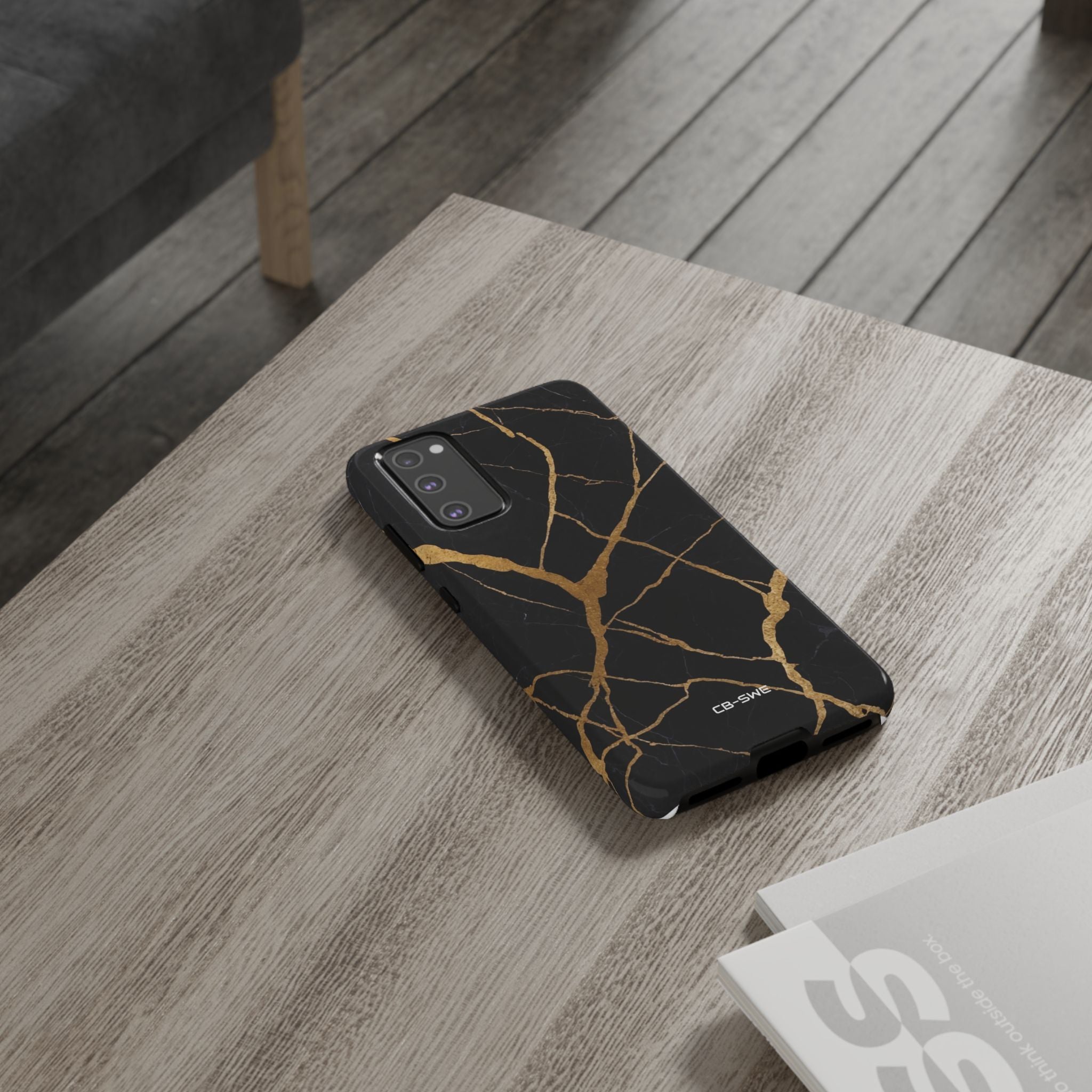 Golden Veins Twist - Samsung Case