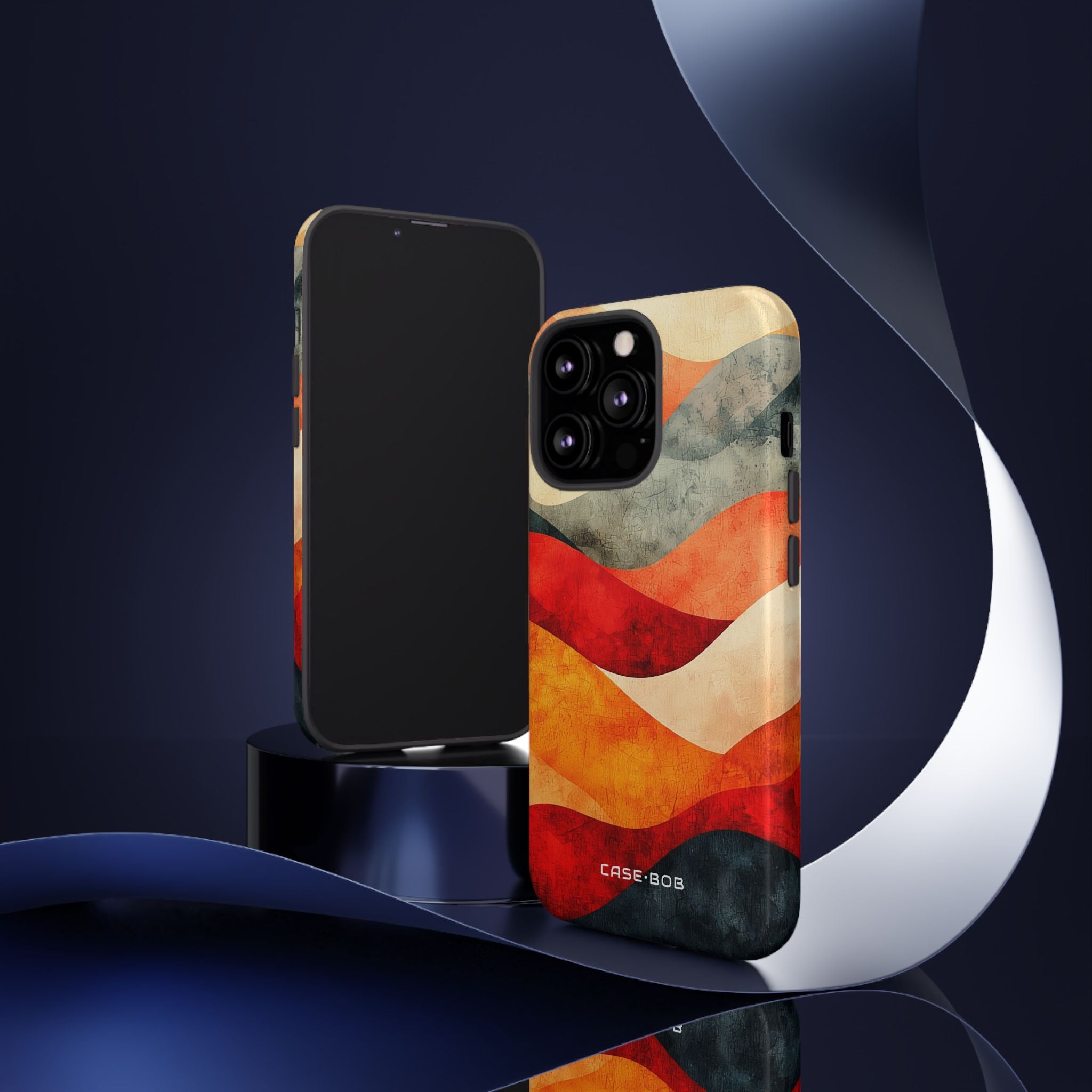 Cracked Wave Sunset iPhone 13 Pro Case - Tough