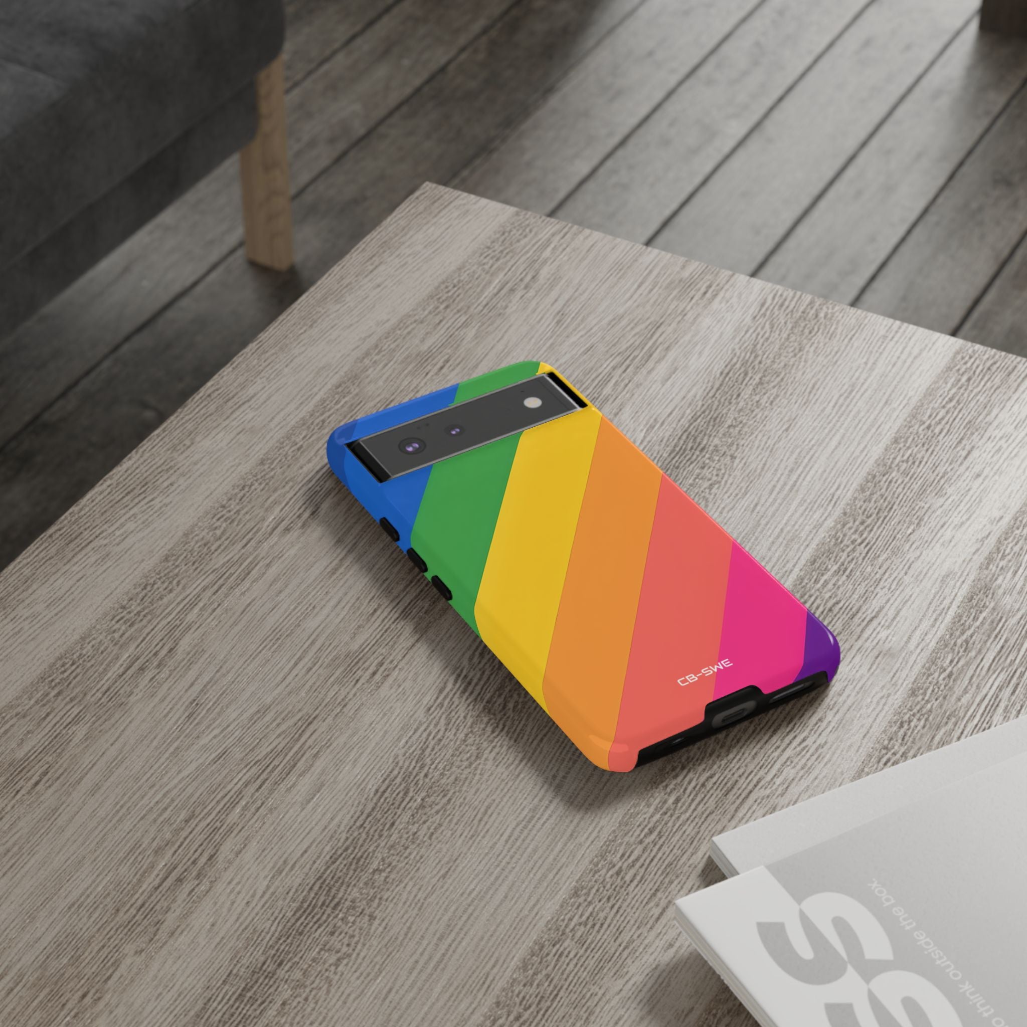 Vibrant Geometric Spectrum - Google Pixel Case