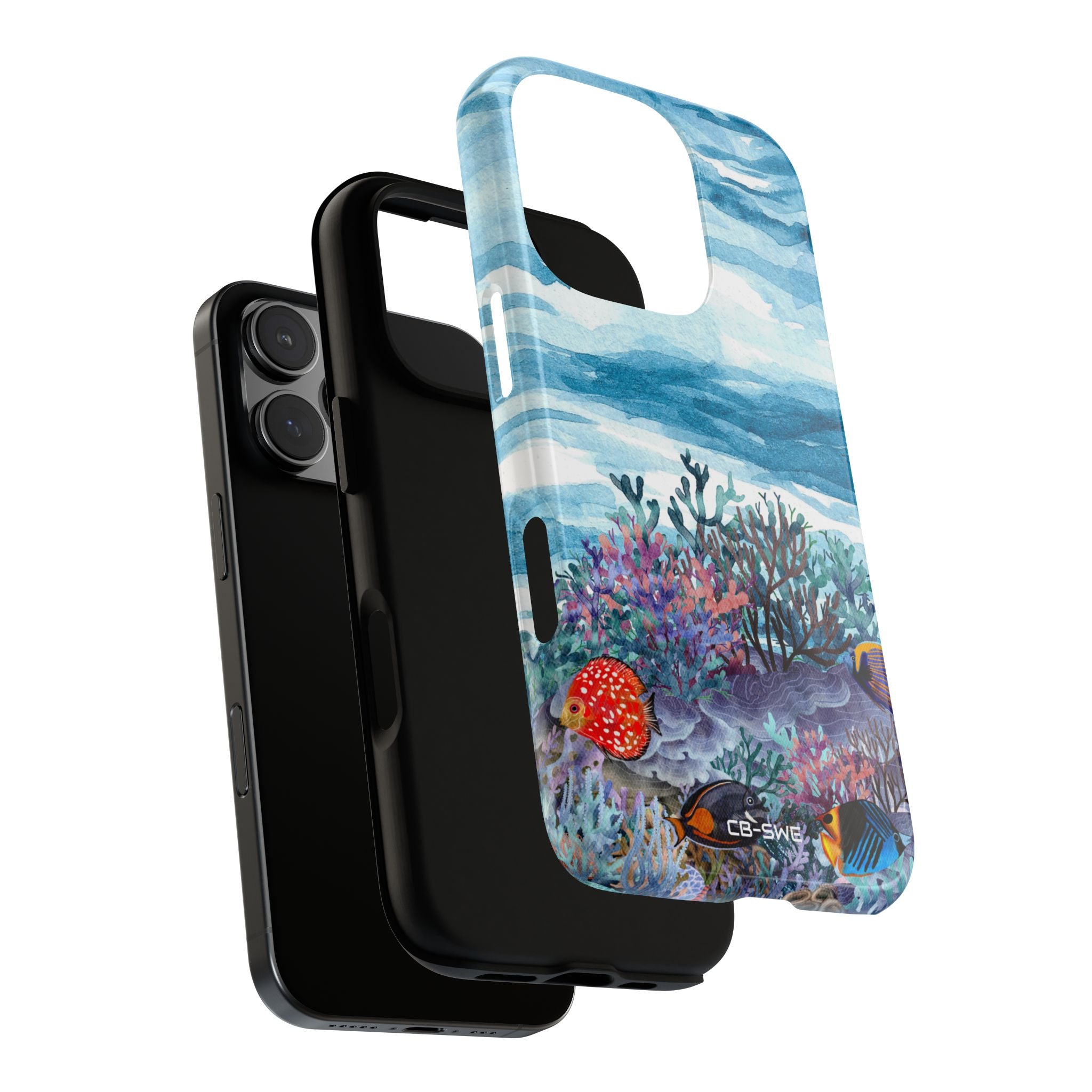 Aquatic Life Watercolors - iPhone Case