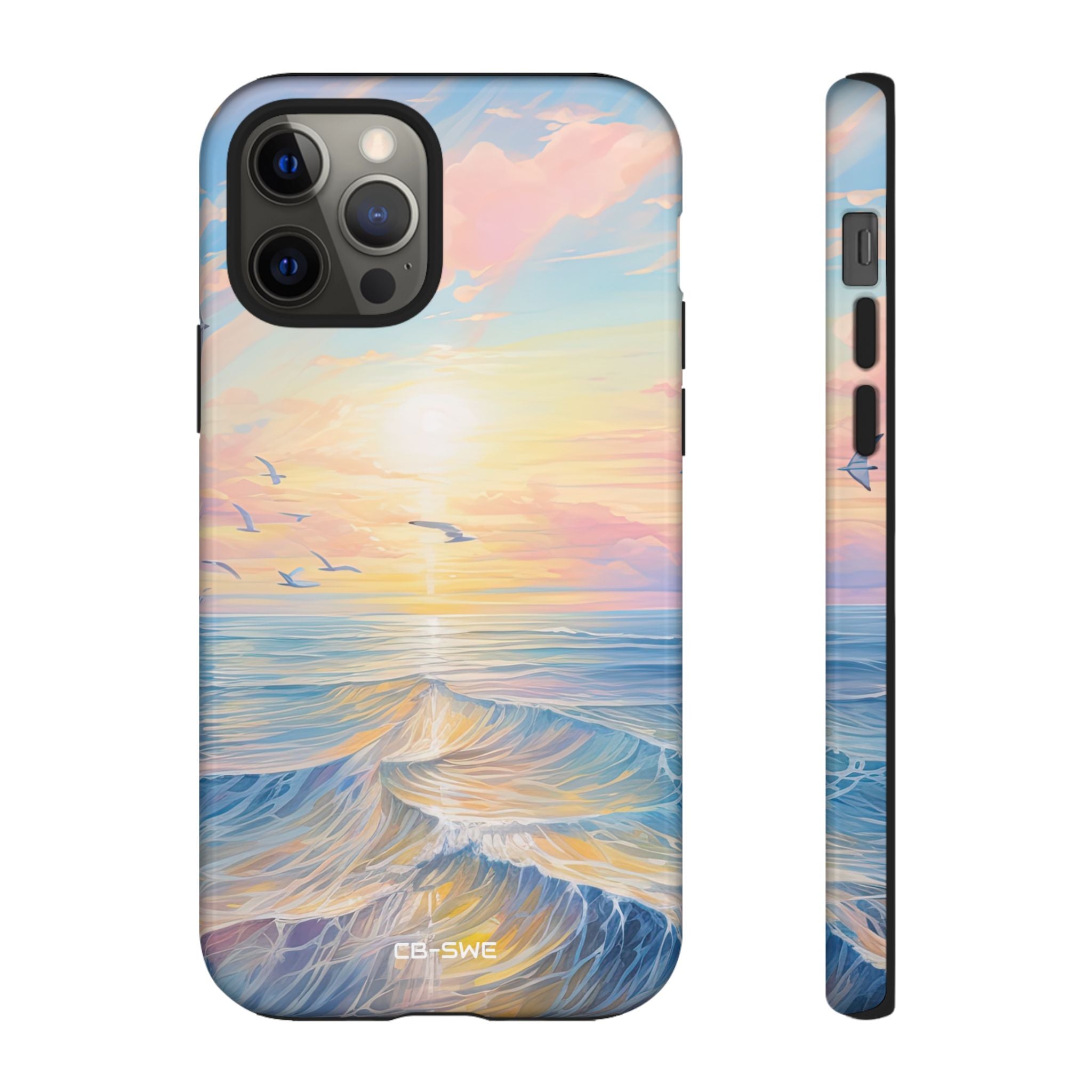 Gentle Waves Embrace - iPhone Case