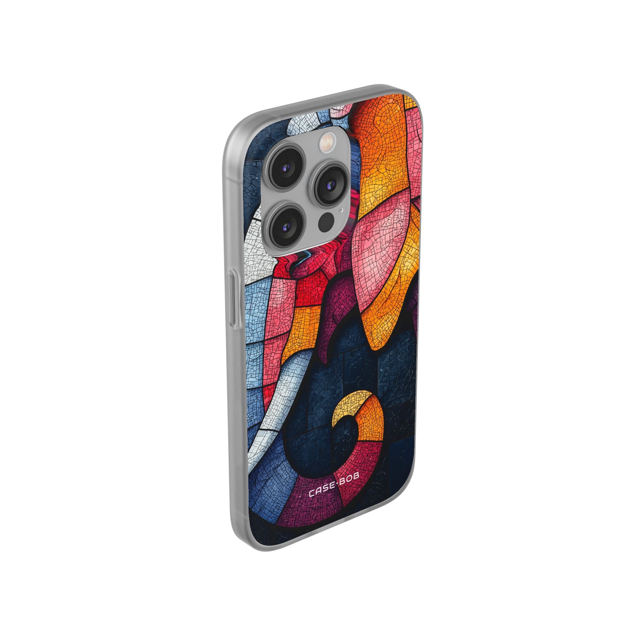 Elephant Mosaic iPhone 14 Pro Case - Soft