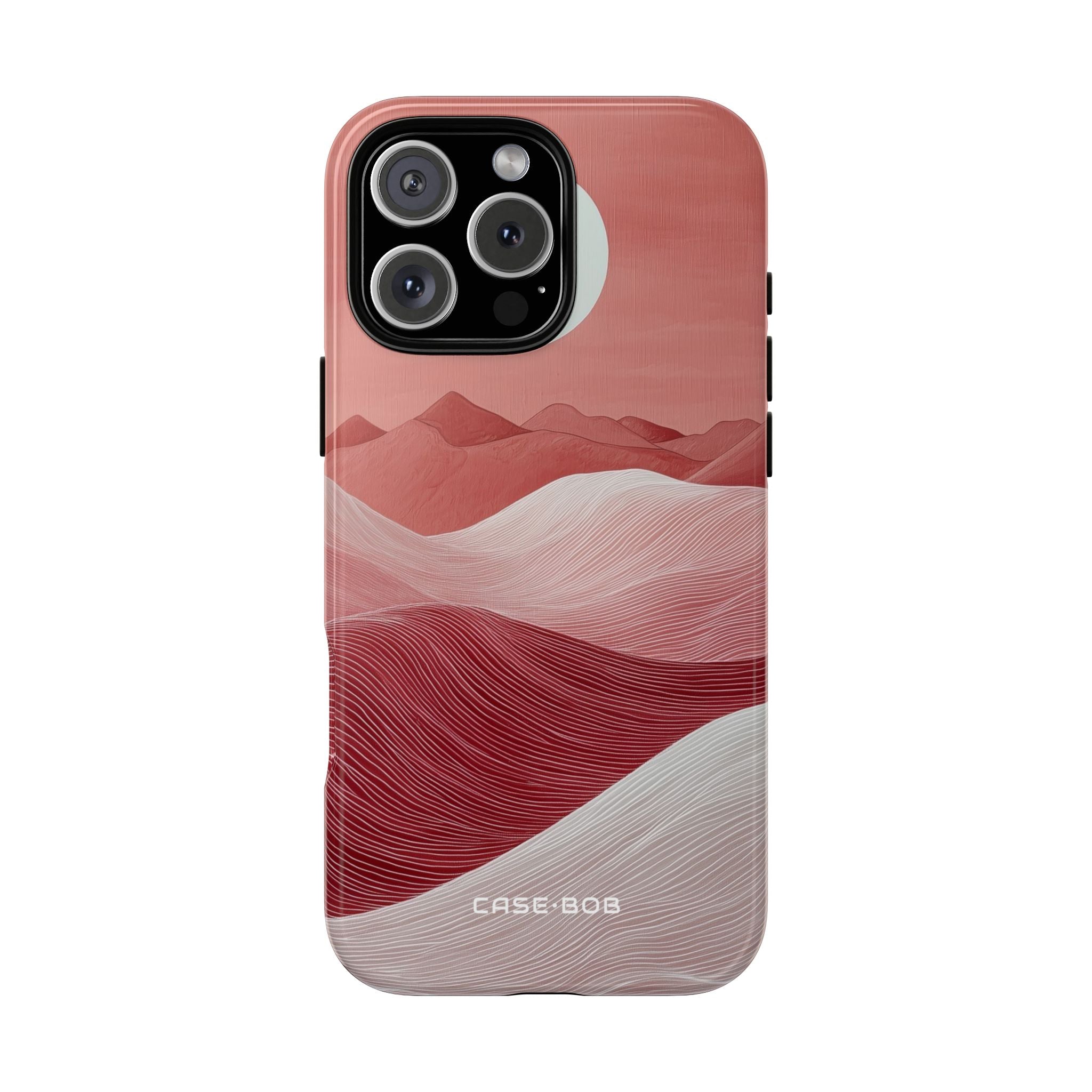 White Orb Dunes iPhone 16 Pro Max Case - Tough
