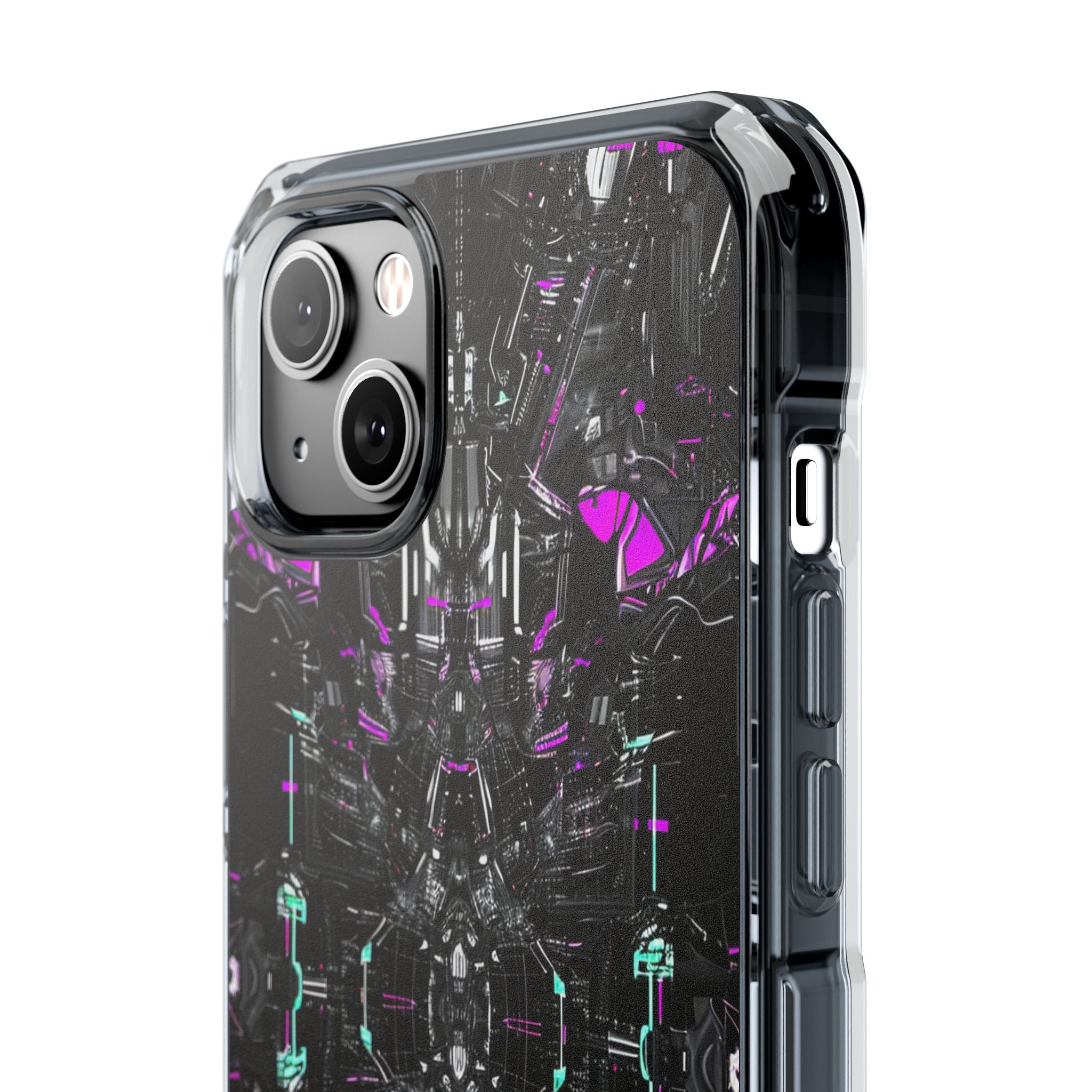 Cybernetic Neon Nexus iPhone 14 - Impact Clear+