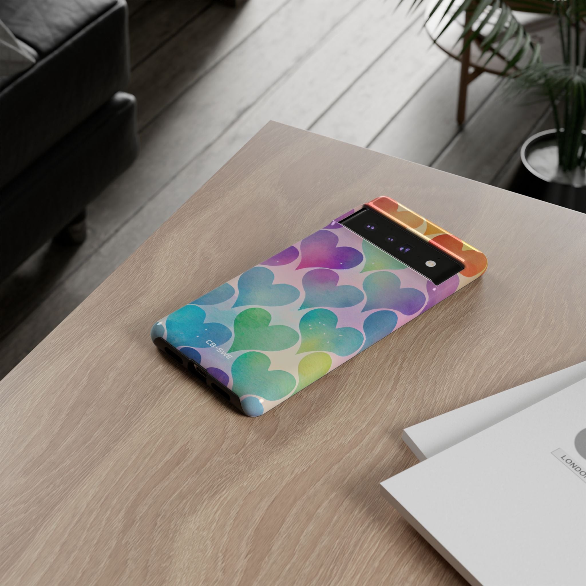 Watercolor Heart Symphony - Google Pixel Case