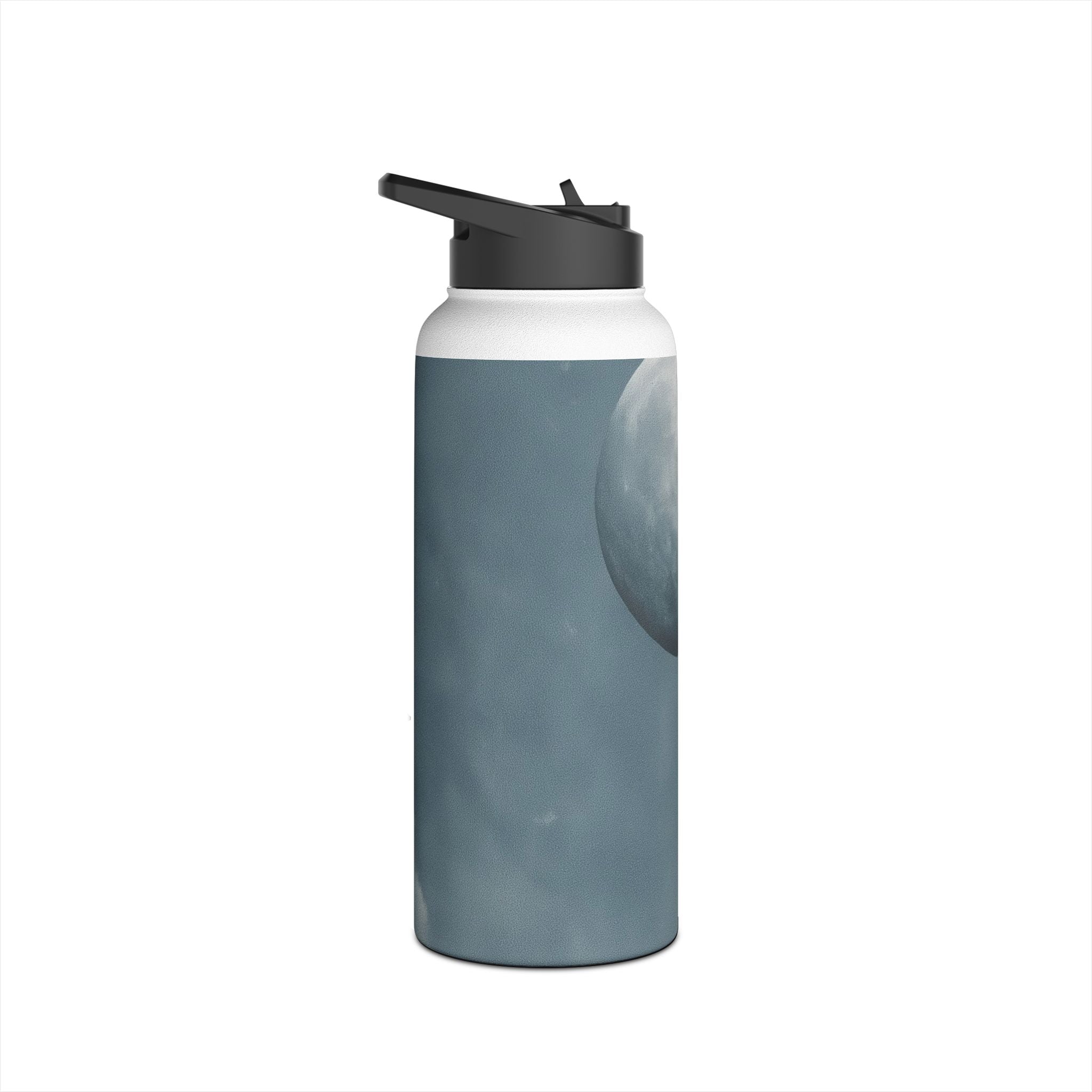 Moon Balloon Blue - Stainless Steel Water Bottle