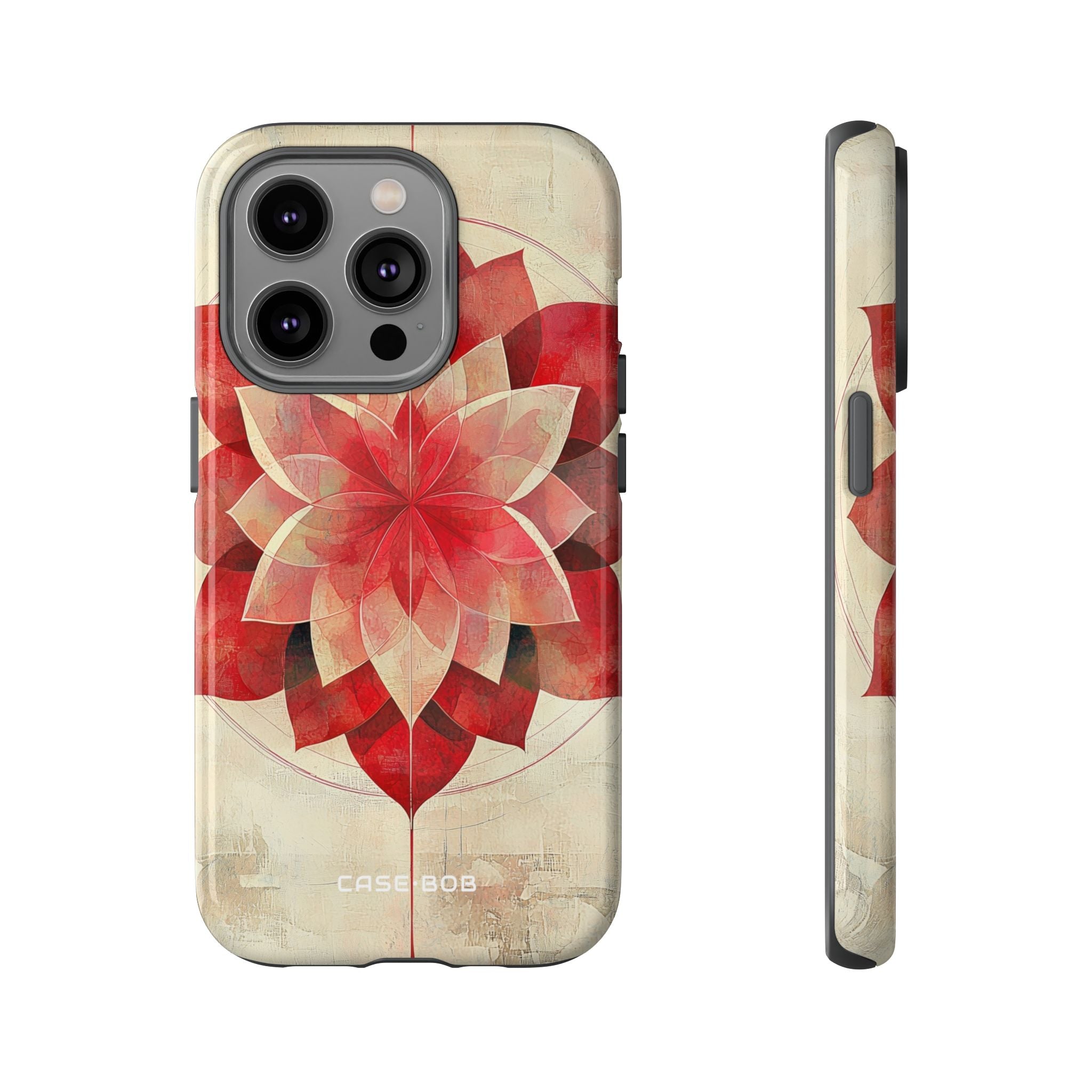Crimson Bloom iPhone 14 Pro Case - Tough