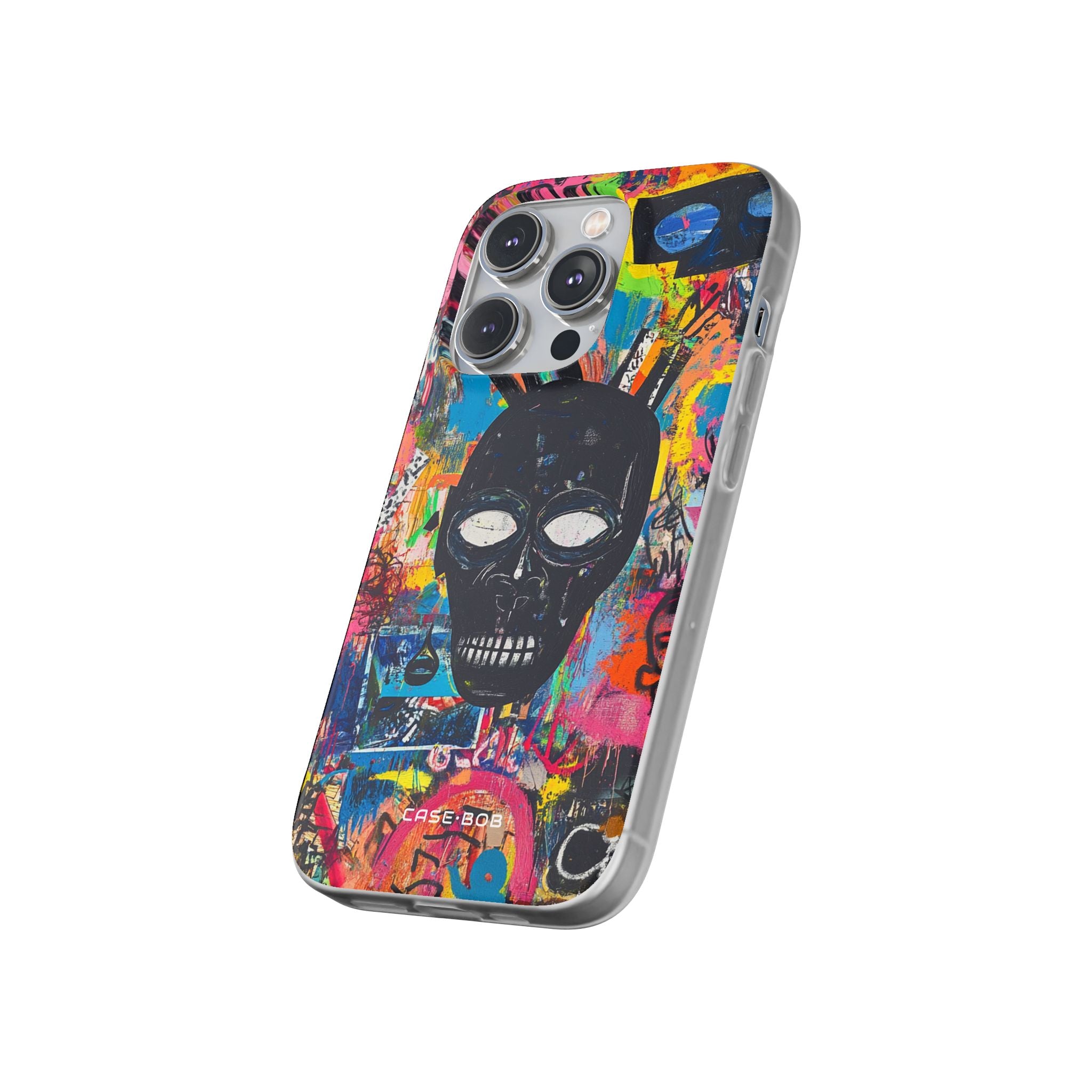 Skull Vortex iPhone 14 Pro Case - Soft