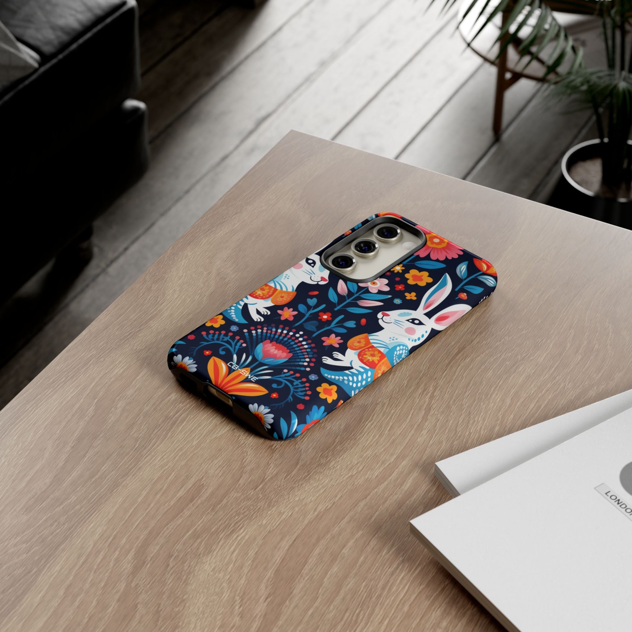 Bunnies Hop Flowers - Samsung Case