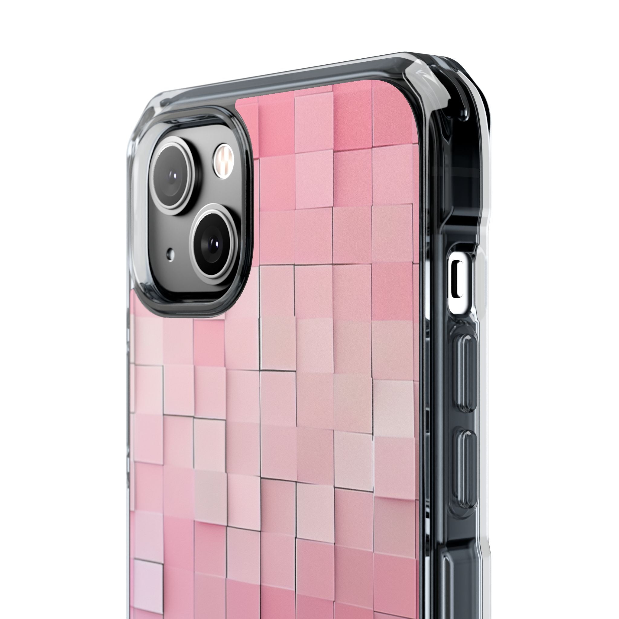 Pink Mosaic Glow iPhone 14 - Impact Clear+