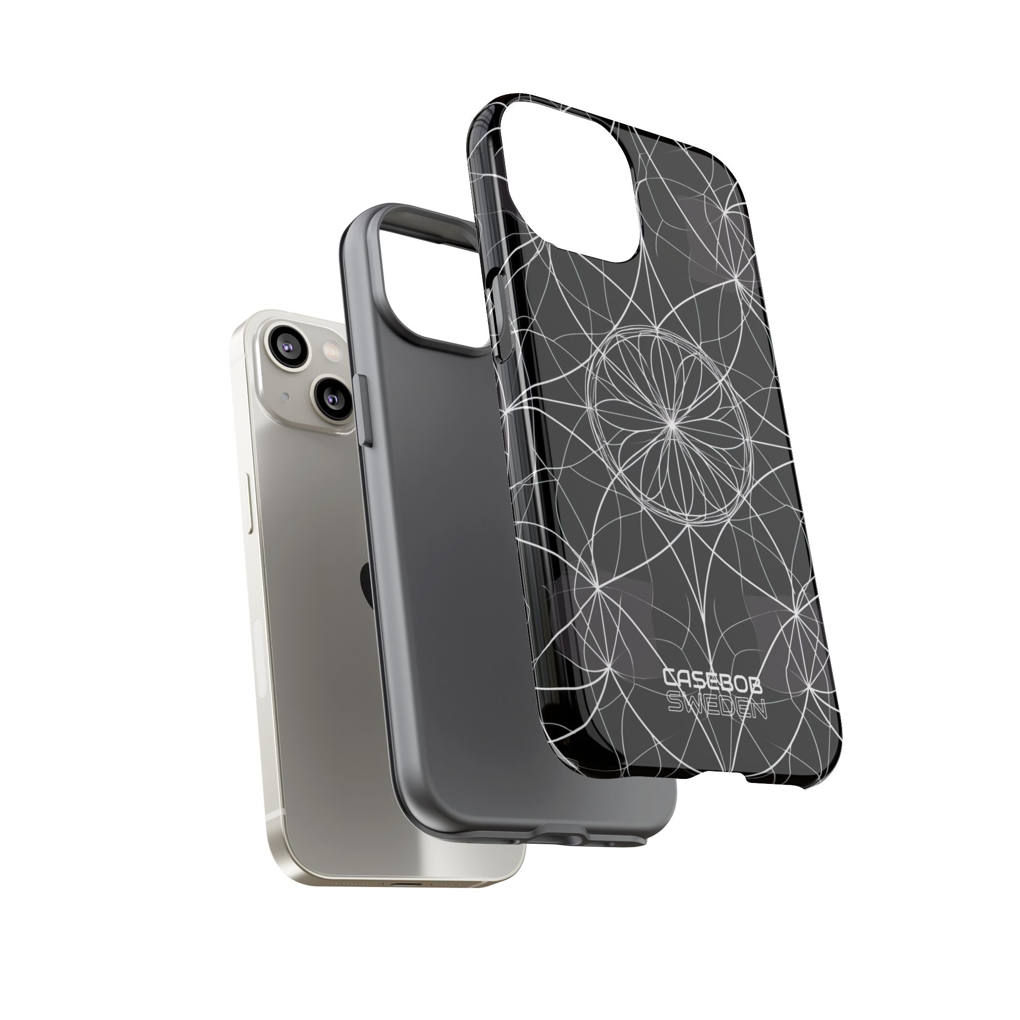 Symmetric Line Bloom iPhone 14 - Tough