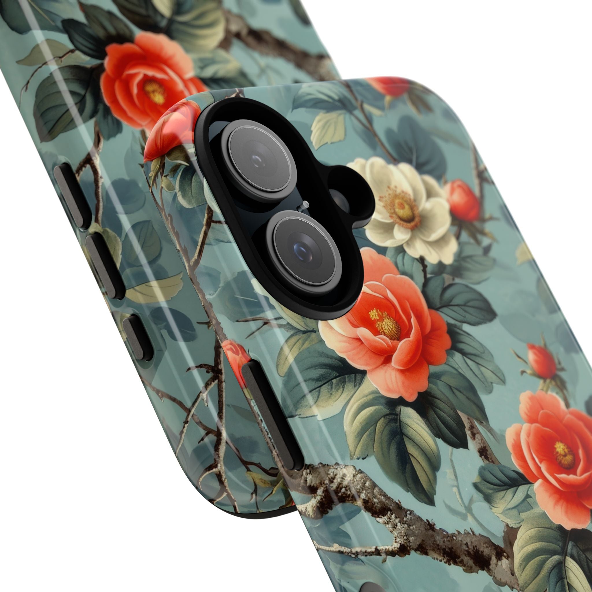 Coral Bloom iPhone 16 Pro Case - Tough