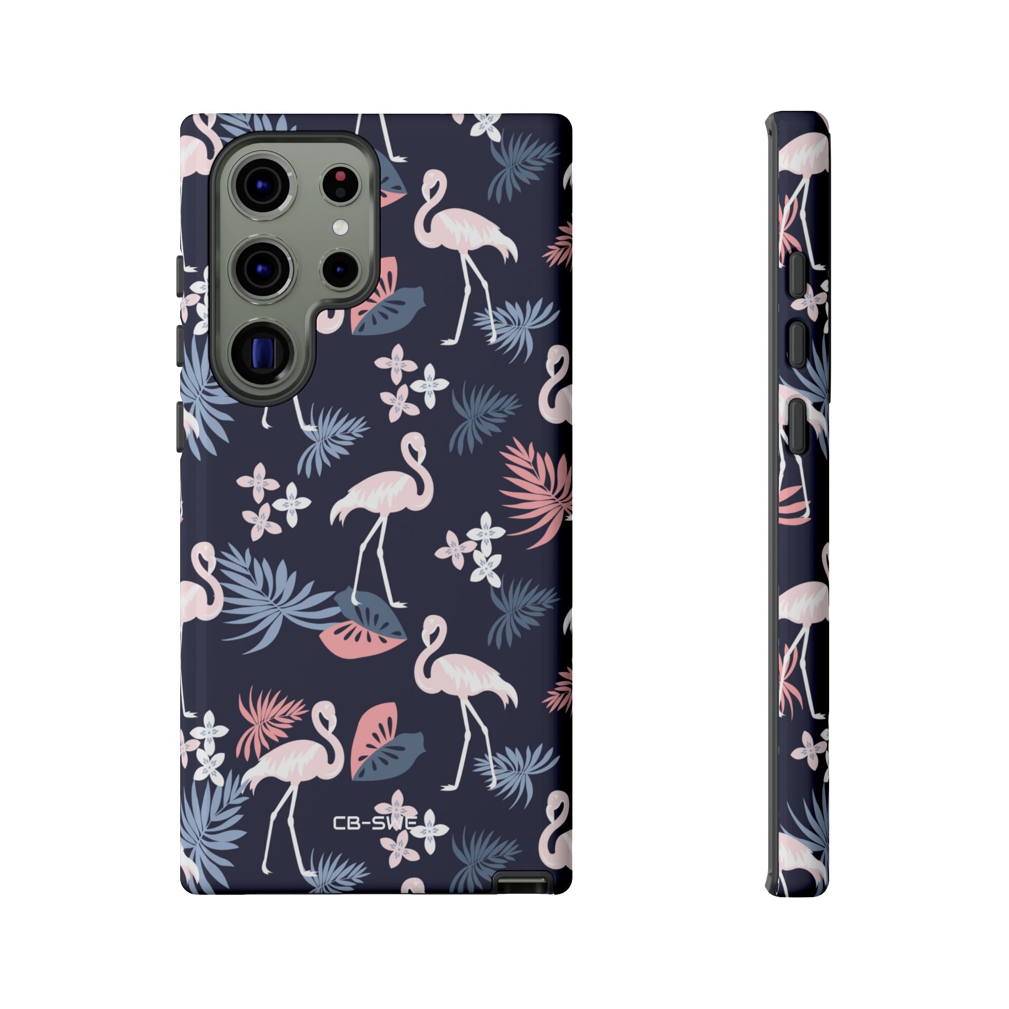 Flamingos Dance Playfully - Samsung Case