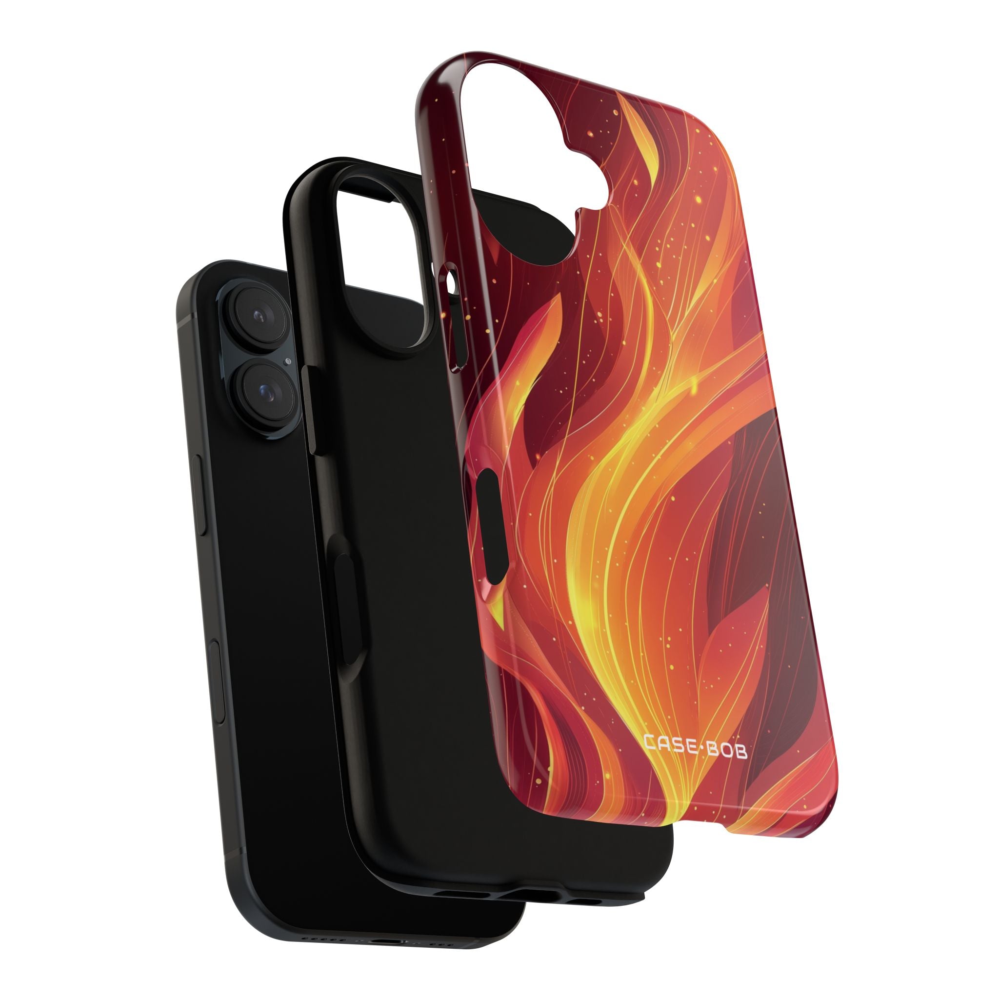 Flaming Flow iPhone 16 Pro Case - Tough