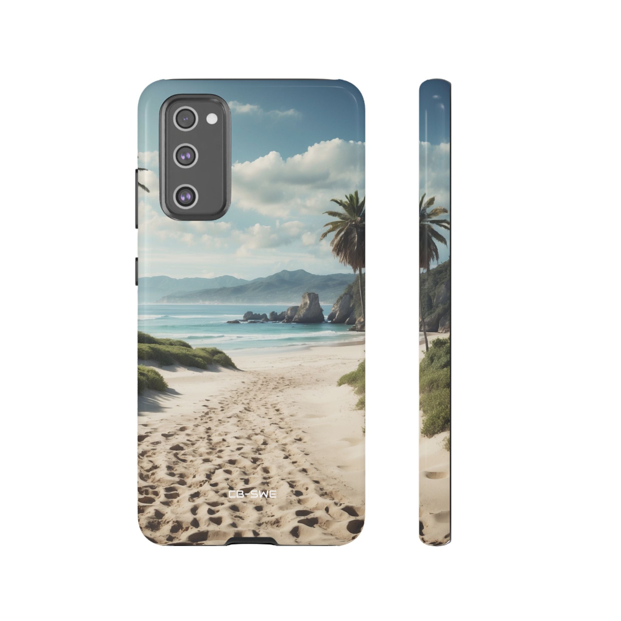 Footprints Trace Sand - Samsung Case