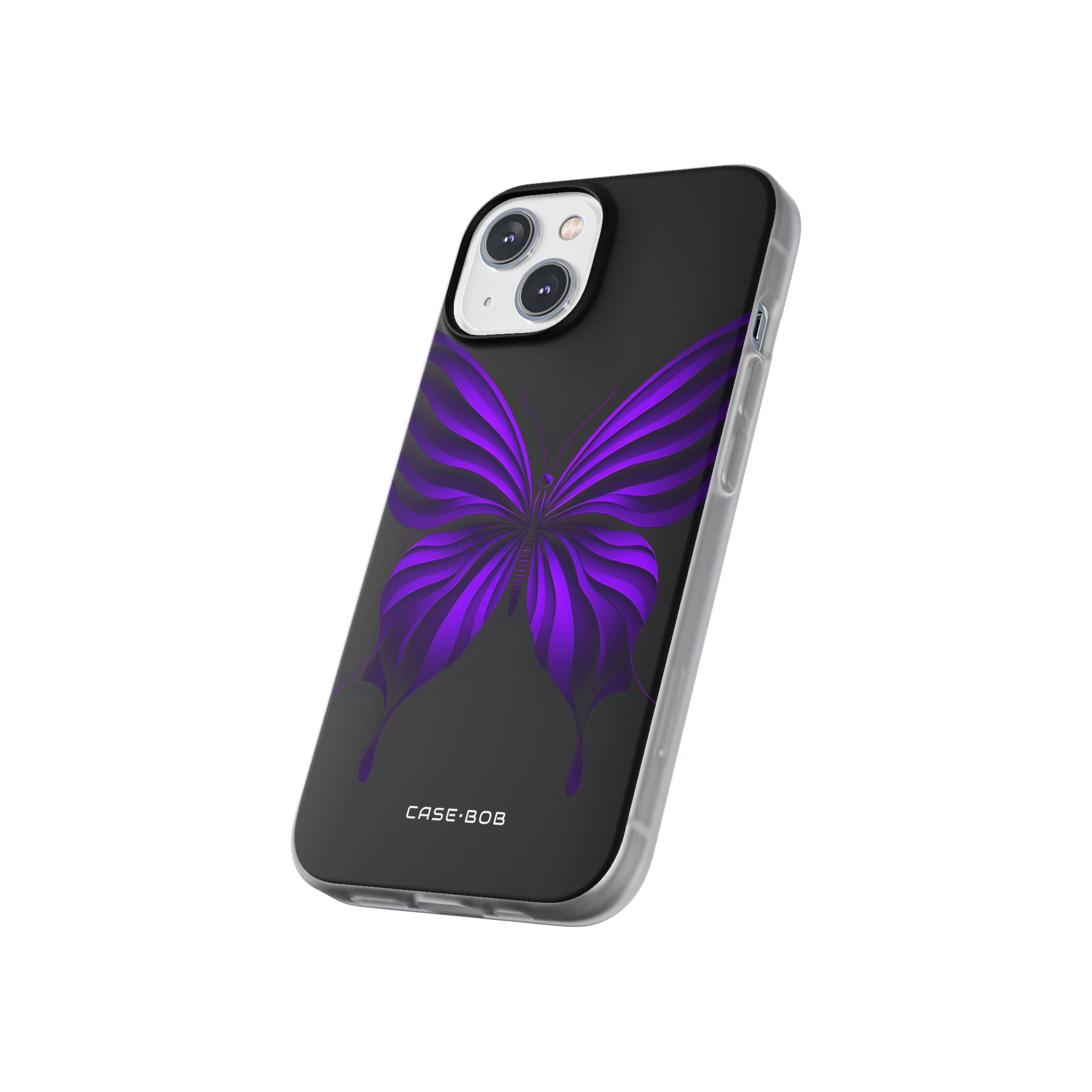 Violet Monarch iPhone 14 Case - Soft