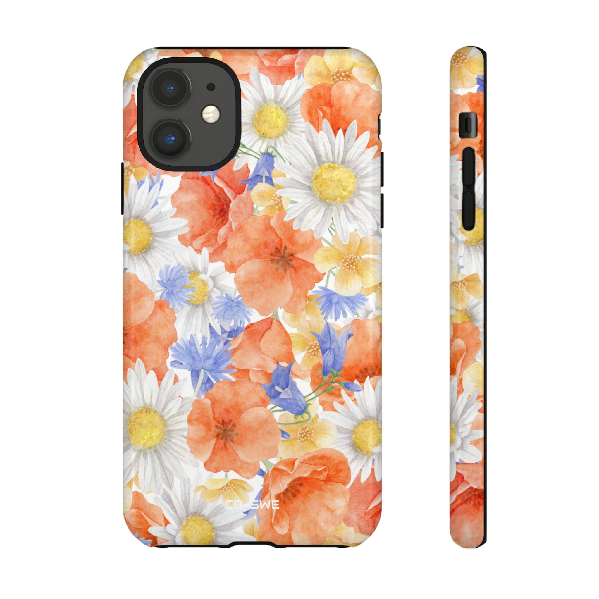 Watercolor Floral Harmony - iPhone Case