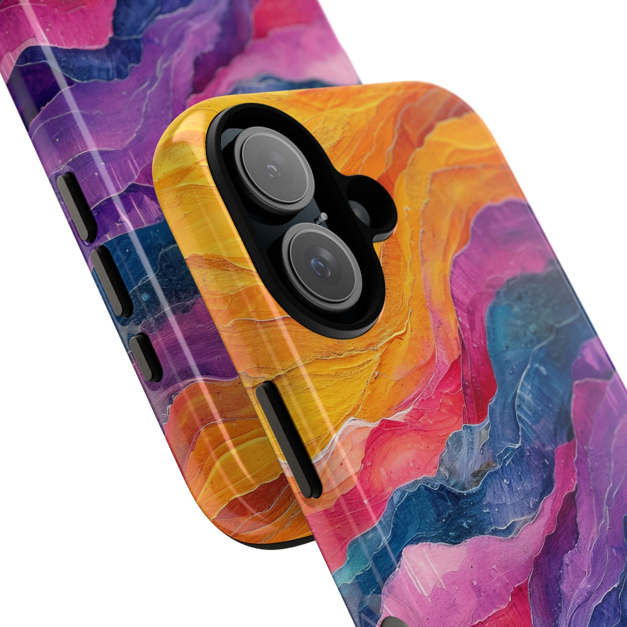 Vibrant Flow iPhone 16 Pro Case - Tough