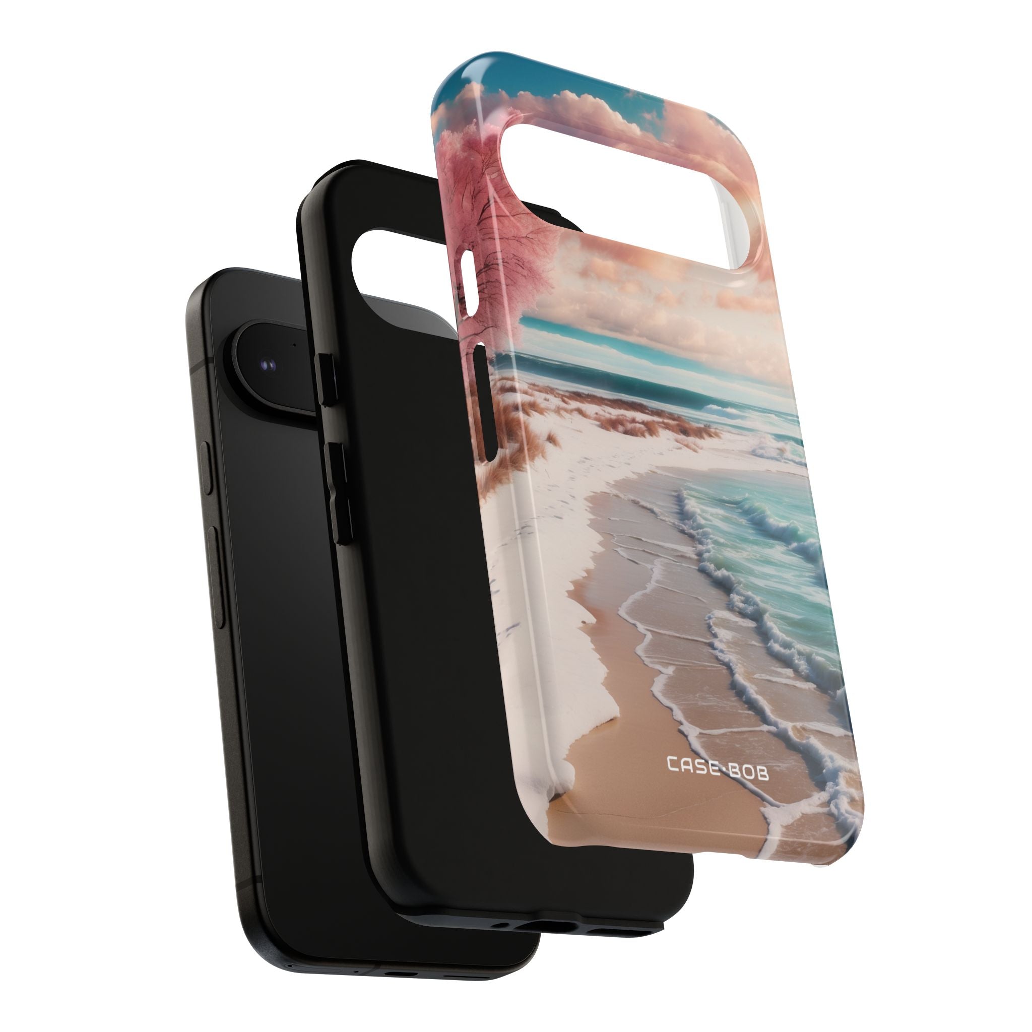 Pink Tree Breeze Google Pixel 9 Case - Tough