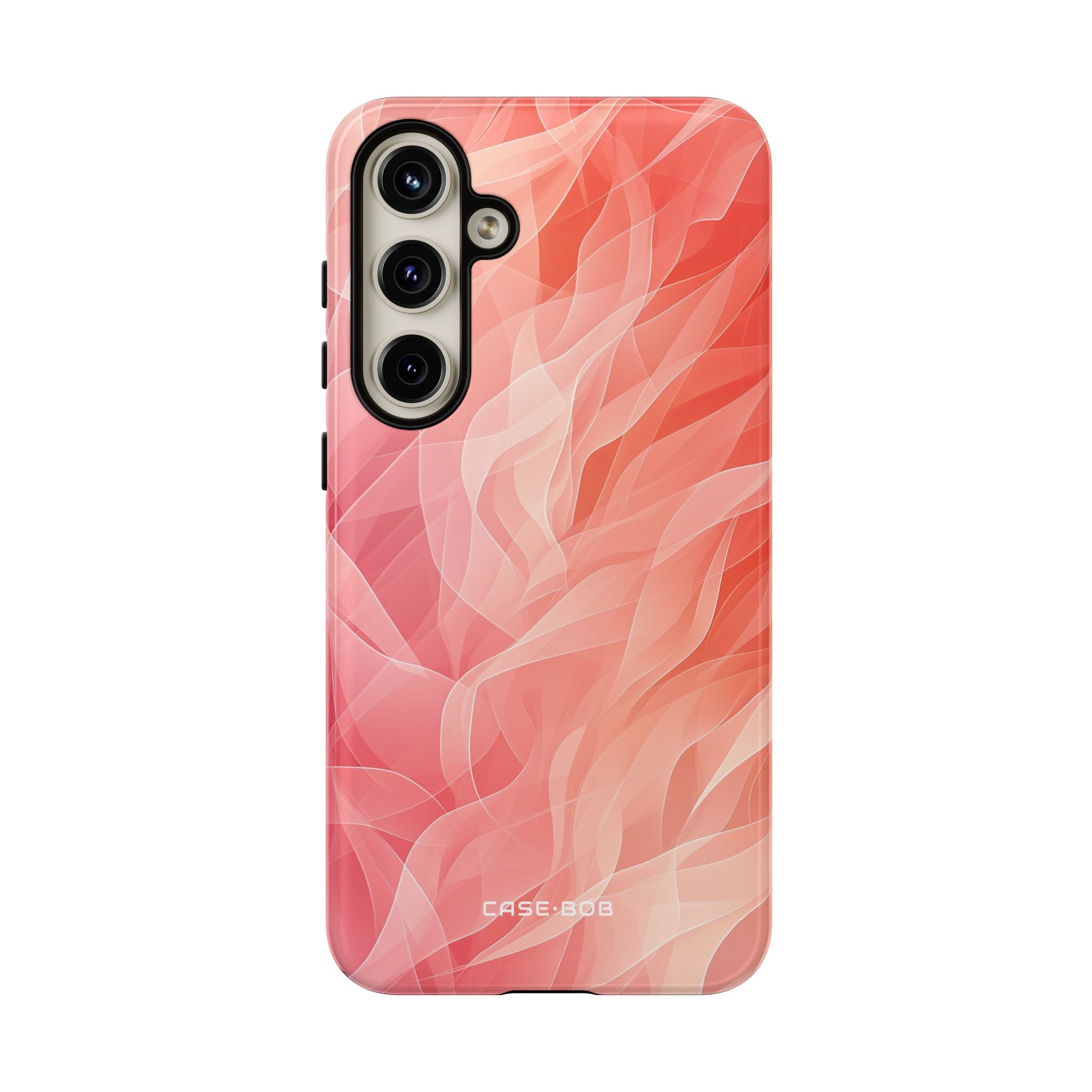 Peach Wave Drift Samsung S24 Plus Case - Tough