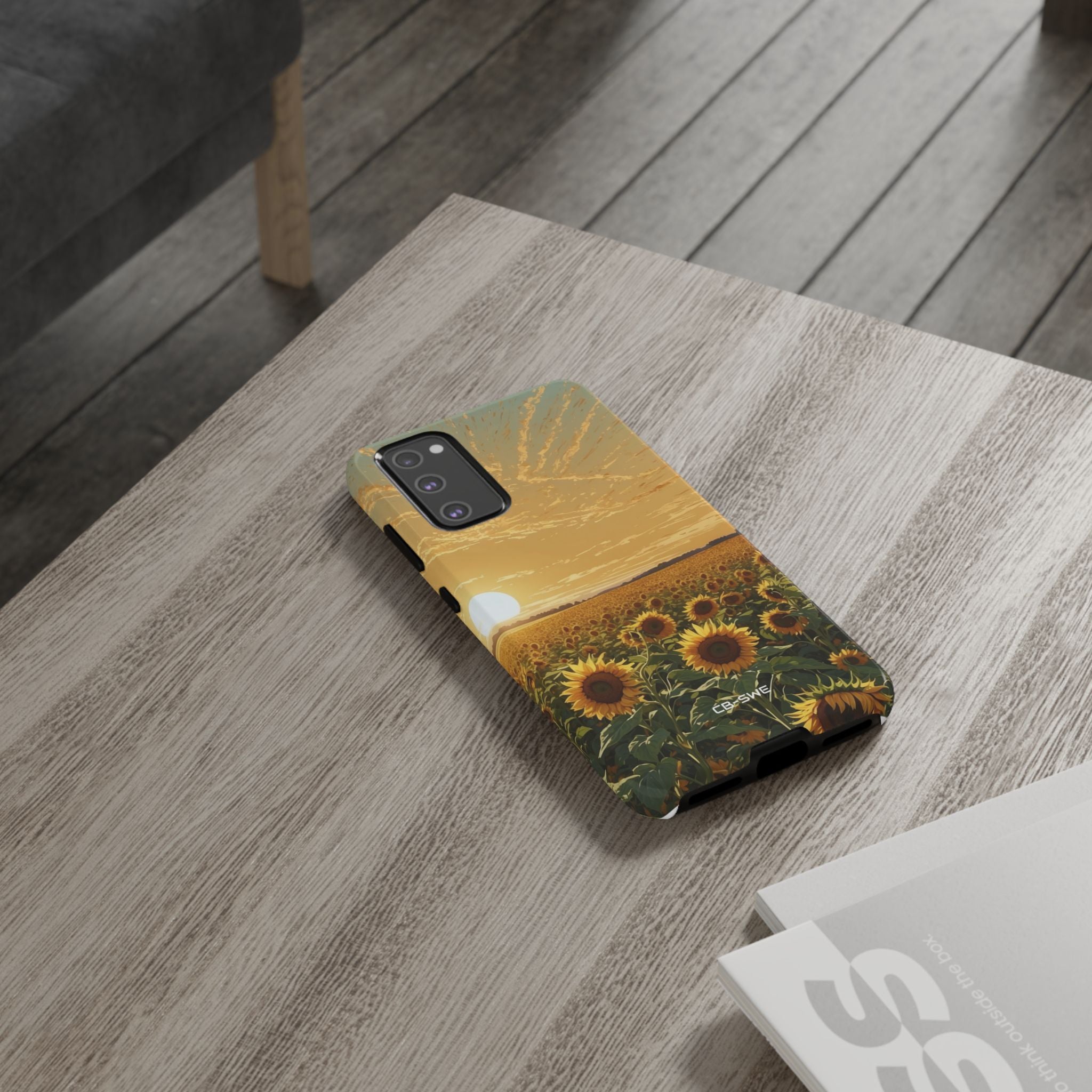 Sunflowers Embrace Sunset - Samsung Case